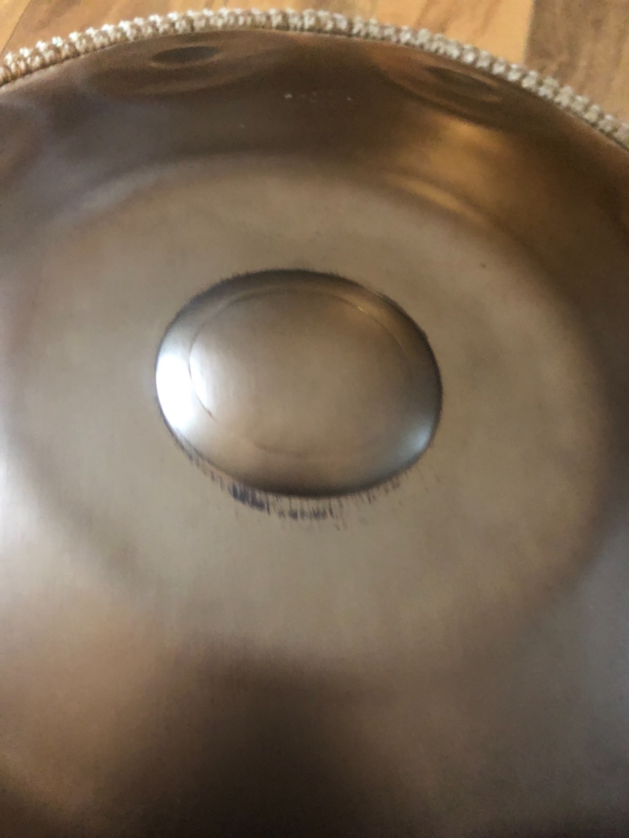 AS TEMAN HANDPAN,Handpan drum instrument in D Minor 10 Notes 440Hz 22 inches Steel Hand Drum with Soft Hand Pan Bag, 2 handpan mallet,Handpan Stand,dust-free cloth customer photo 1