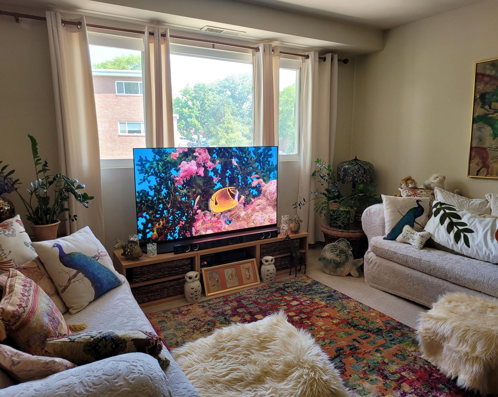 Sony 65 Inch 4K Ultra HD TV A95K Series: BRAVIA XR QD-OLED Smart Google TV with Dolby Vision HDR, Exclusive Features for Playstation 5 Black (2022) customer photo 1