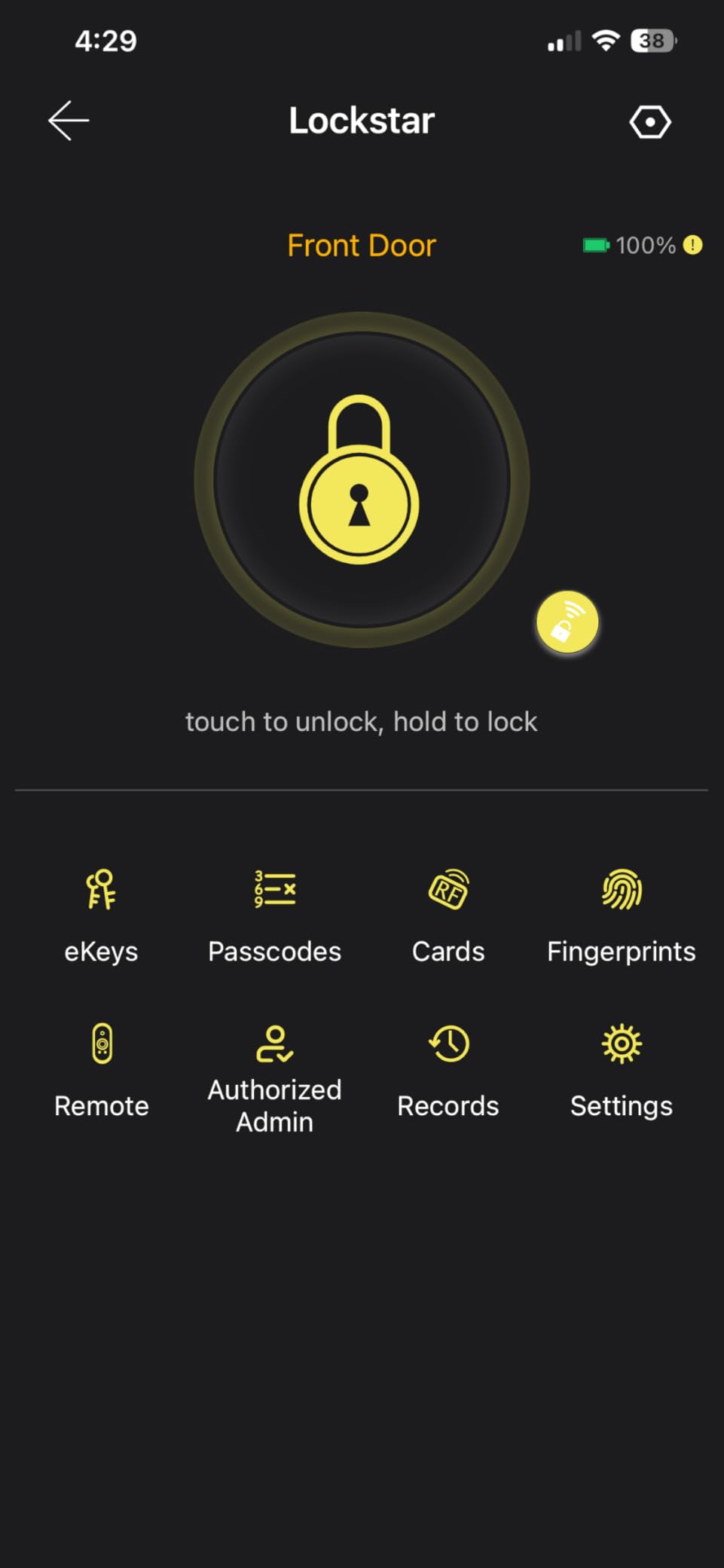 LOCKSTAR Smart Door Lock - Keyless Entry Deadbolt Door Lock - Multiple Entry Methods - APP, Fingerprint Touch ID, Keypad Code, Card FOB, Traditional Key, Smart Home Devices customer photo 1