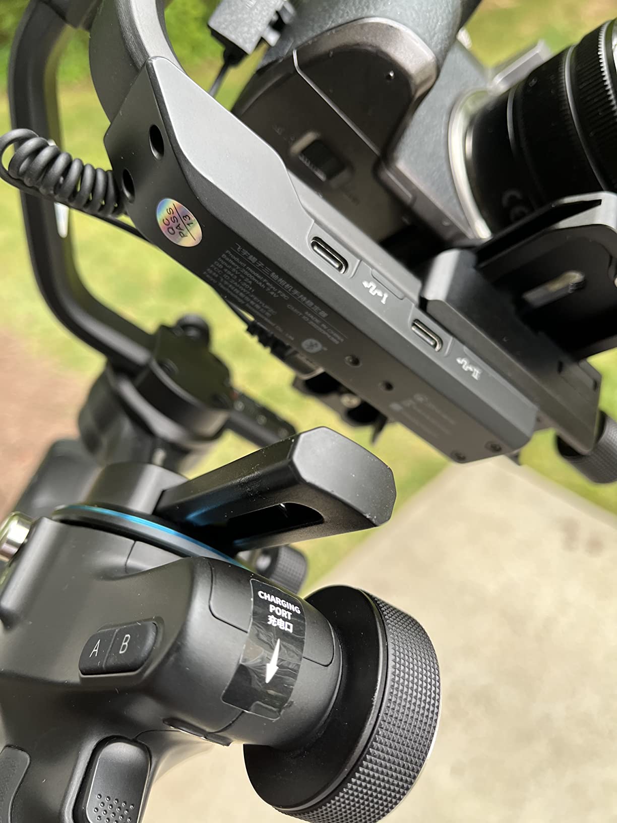 FeiyuTech SCORP-C Gimbal Stabilizer for Cameras DSLR and Mirrorless Camera, 3-Axis Camera Gimbal, 5.5lbs Payload, for Sony α7Ⅳ A6300/A6400 A7S3 a9/a7 for Canon 5D3/80D for Nikon D7500/Z5/Z6 II customer photo 2