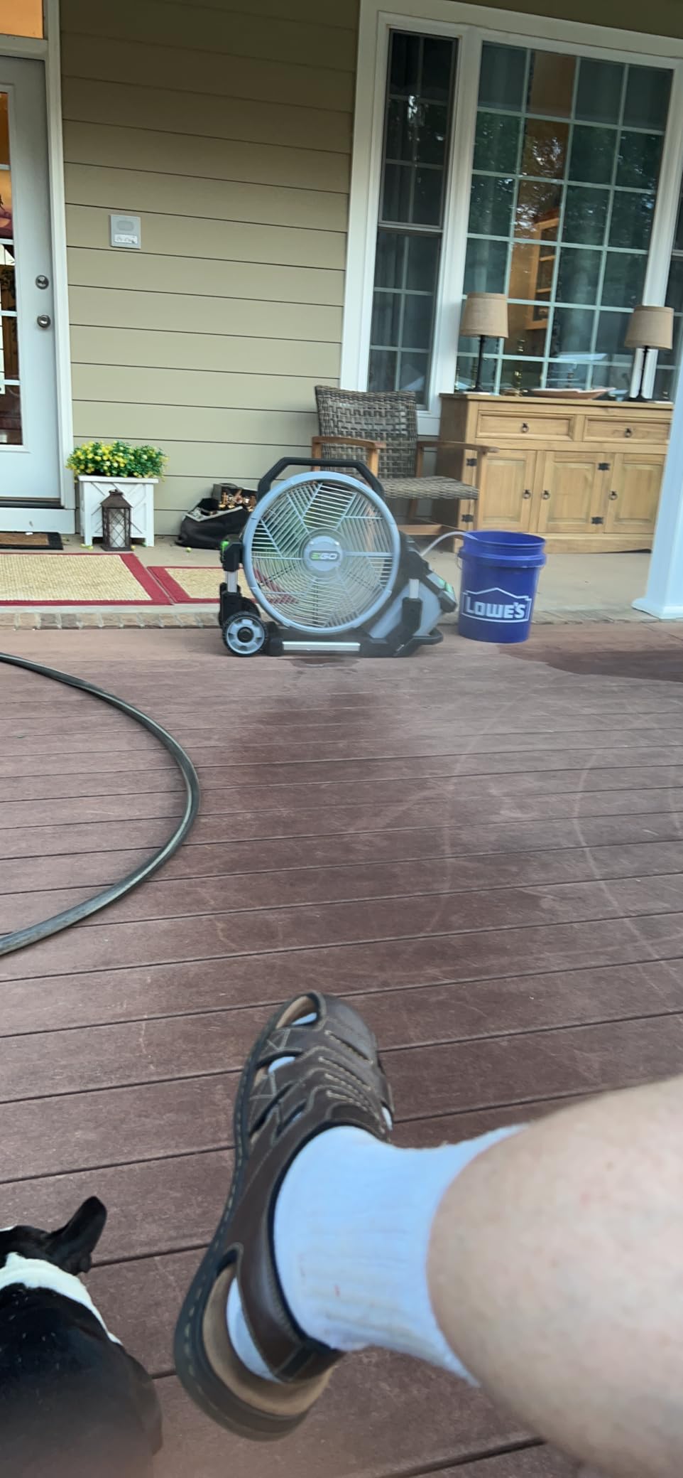EGO POWER+ Portable Misting Fan, Outdoor Electric 18