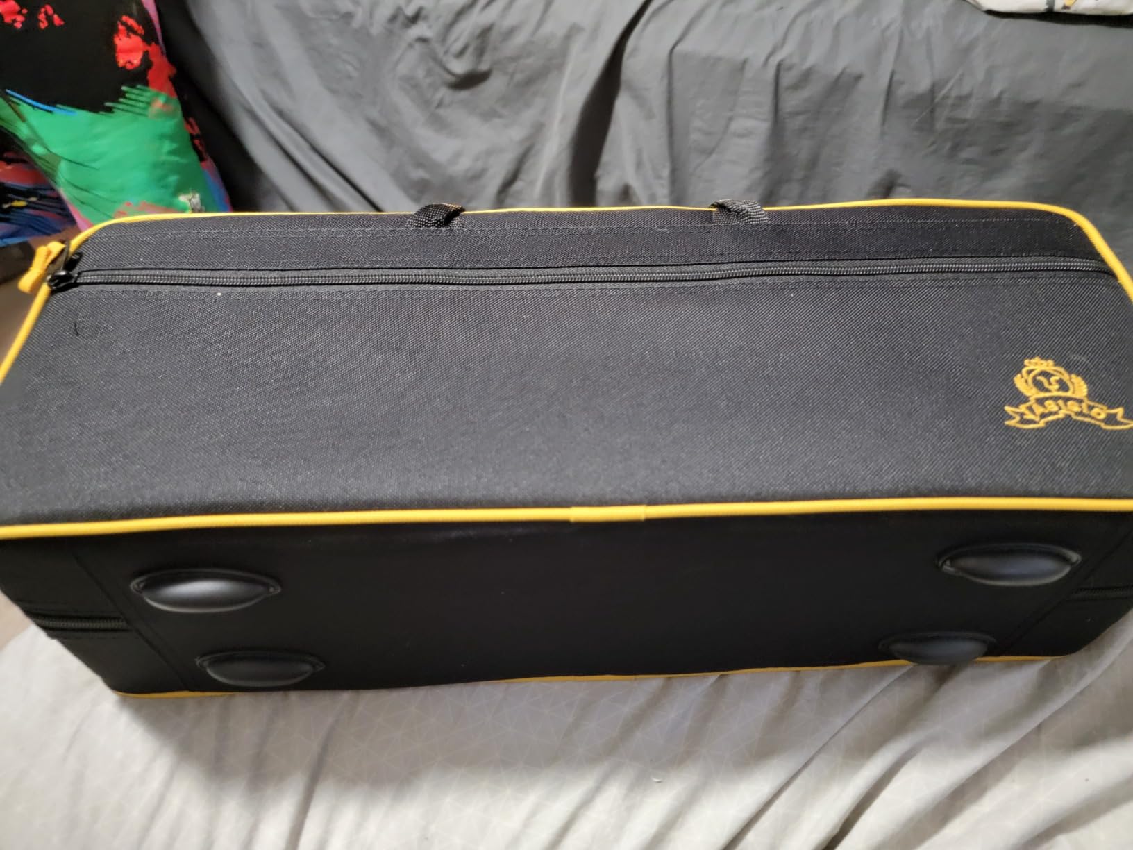 Trumpet Instrument, Band & Orchestra Musical Instruments for Beginners, With trumpets case, Mouthpiece, Cloth and Gloves (Golden) customer photo 2