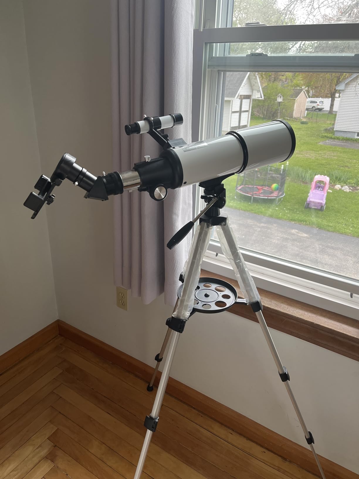 Koolpte Telescope for Adults & Beginner Astronomers - 80mm Aperture 600mm Fully Multi-Coated High Transmission Coatings with AZ Mount Tripod Phone Adapter, Carrying Bag, Wireless Control customer photo 1