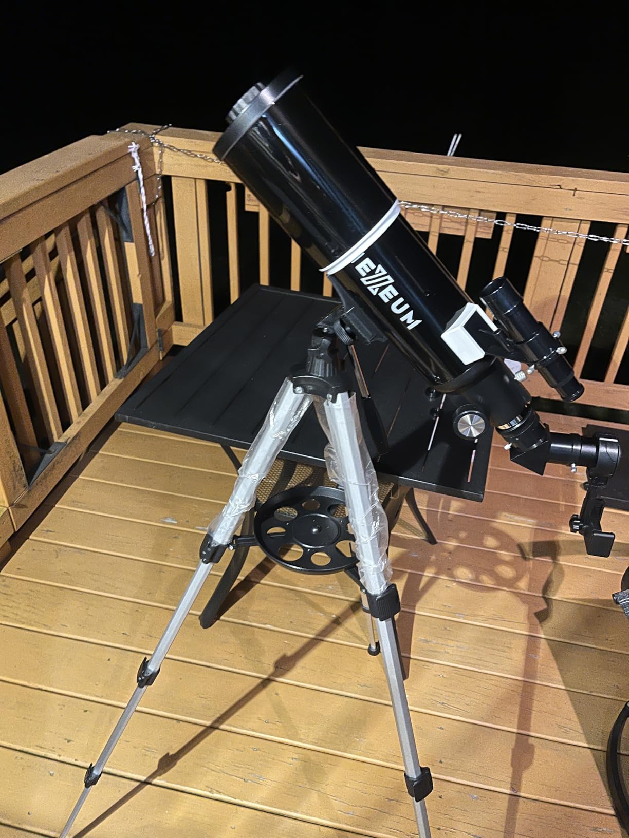 Koolpte Telescope for Adults & Beginner Astronomers - 80mm Aperture 600mm Fully Multi-Coated High Transmission Coatings with AZ Mount Tripod Phone Adapter, Carrying Bag, Wireless Control customer photo 2