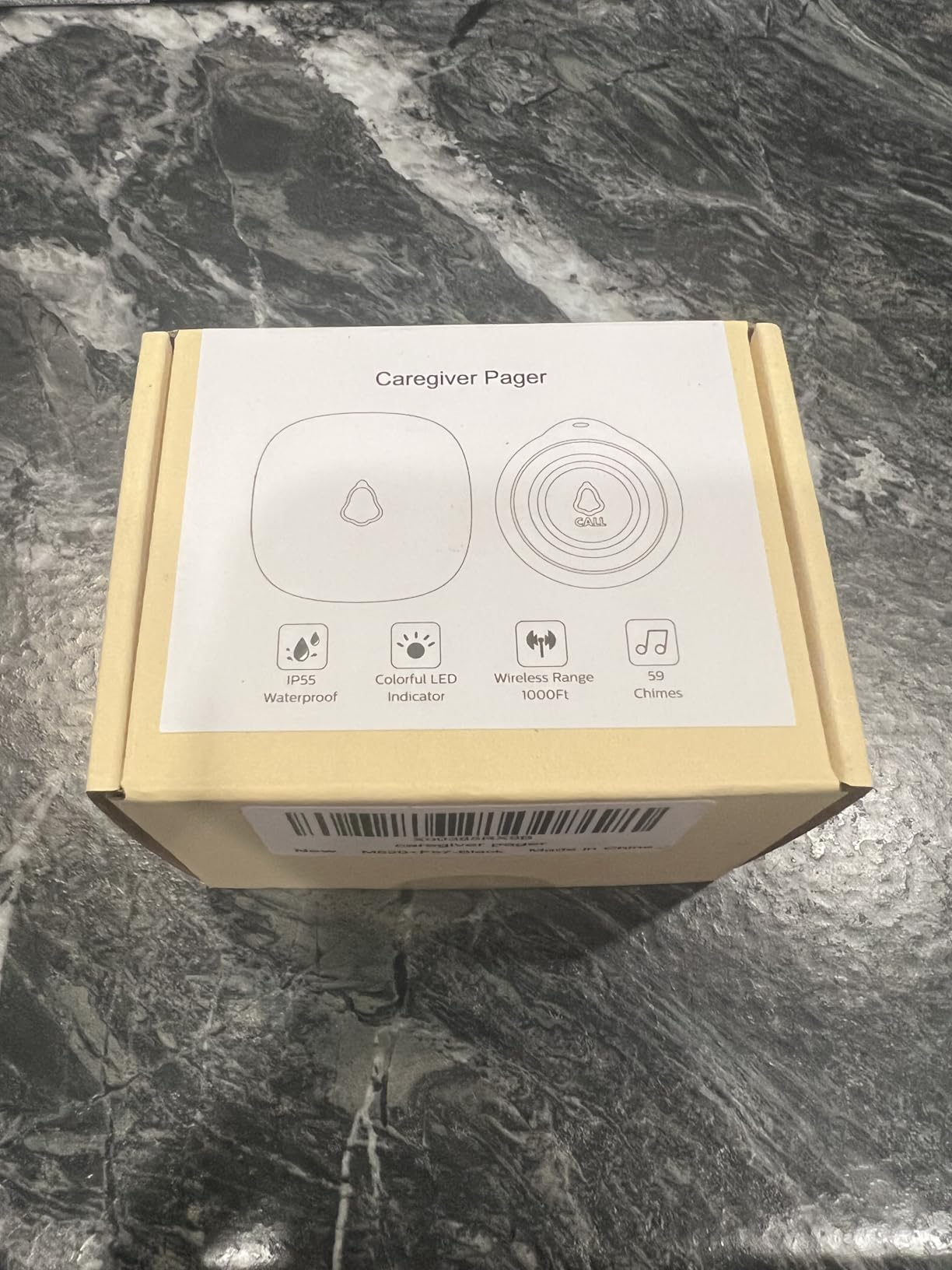 Wireless Caregiver Pager, 1 Call Button + 1 Receiver for Elderly at Home customer photo 2