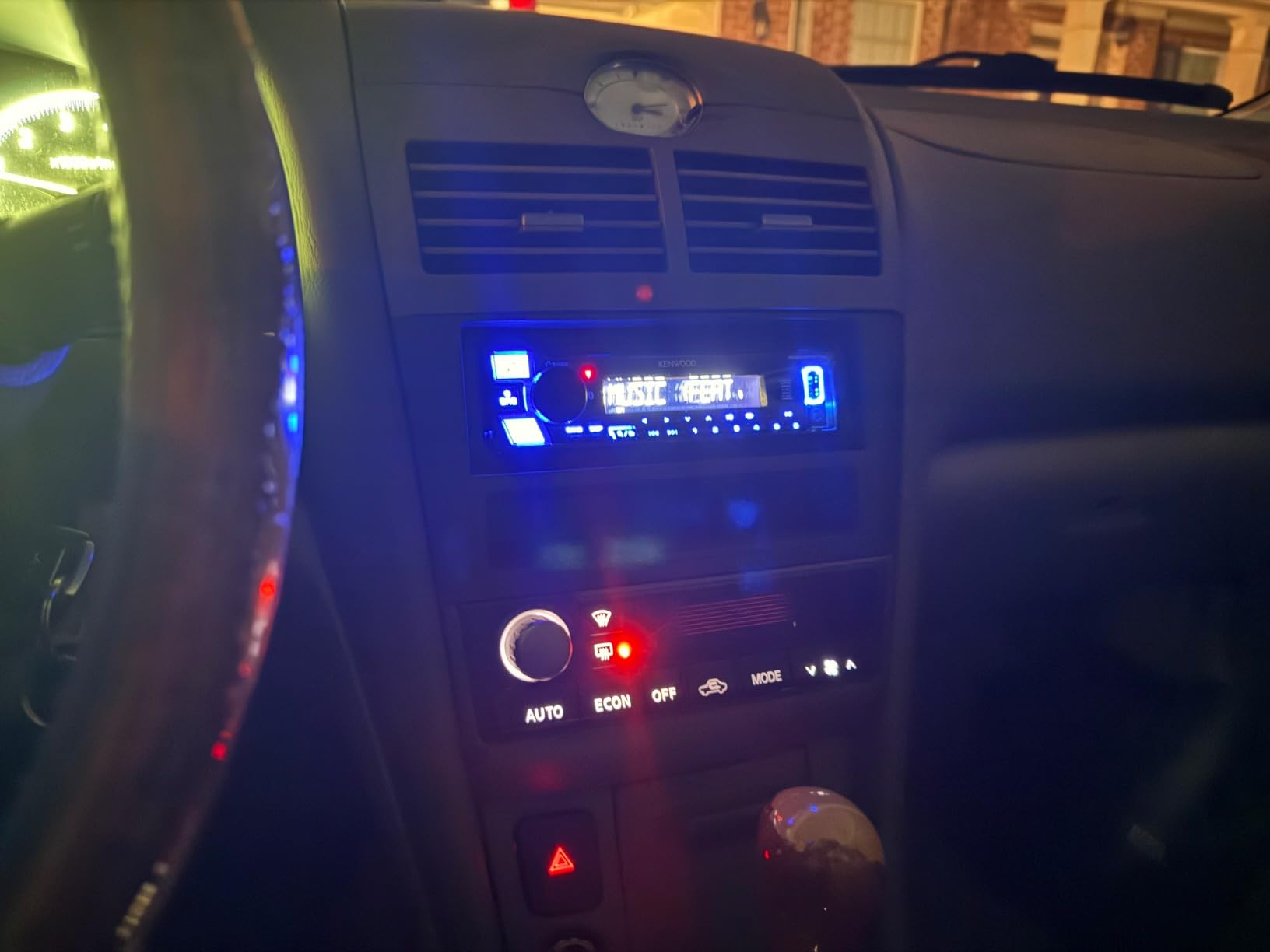 KENWOOD KMM-BT270U Bluetooth Digital Media Car Stereo Receiver with USB Port - AM/FM Radio, MP3 Player, High Contrast LCD, Detachable Face Plate, Single DIN, 13-Band EQ customer photo 1