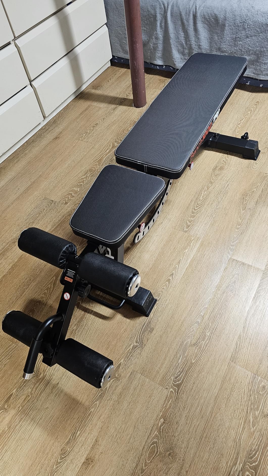 Adjustable Weight Bench, Commercial Grade 1200LB Workout Bench Press Set for Home Gym Strength Training Exercise, Incline Bench with 12+3 Adjustable Backrest&Seat Positions for Full Body Fitness customer photo 1