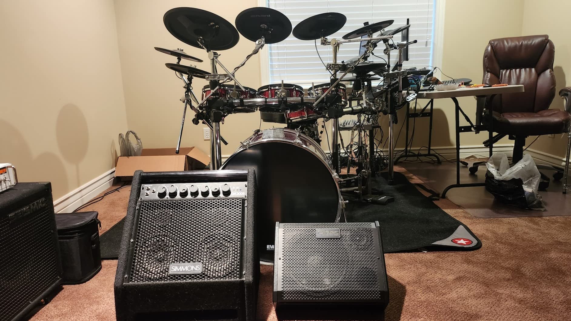 Coolmusic Electric Drum AMP 80-Watt Electronic Drum Amplifier DM80 Keyboard Speaker with Bluetooth, with 3-Year Warranty customer photo 2
