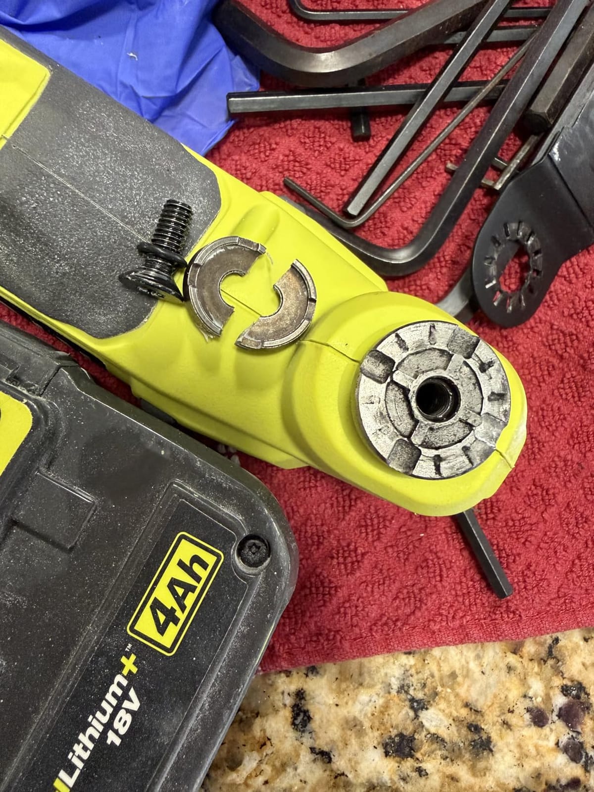 Ryobi ONE+ 18V Cordless Oscillating Multi-Tool (Tool Only) | Battery and Charger Sold Separately customer photo 1