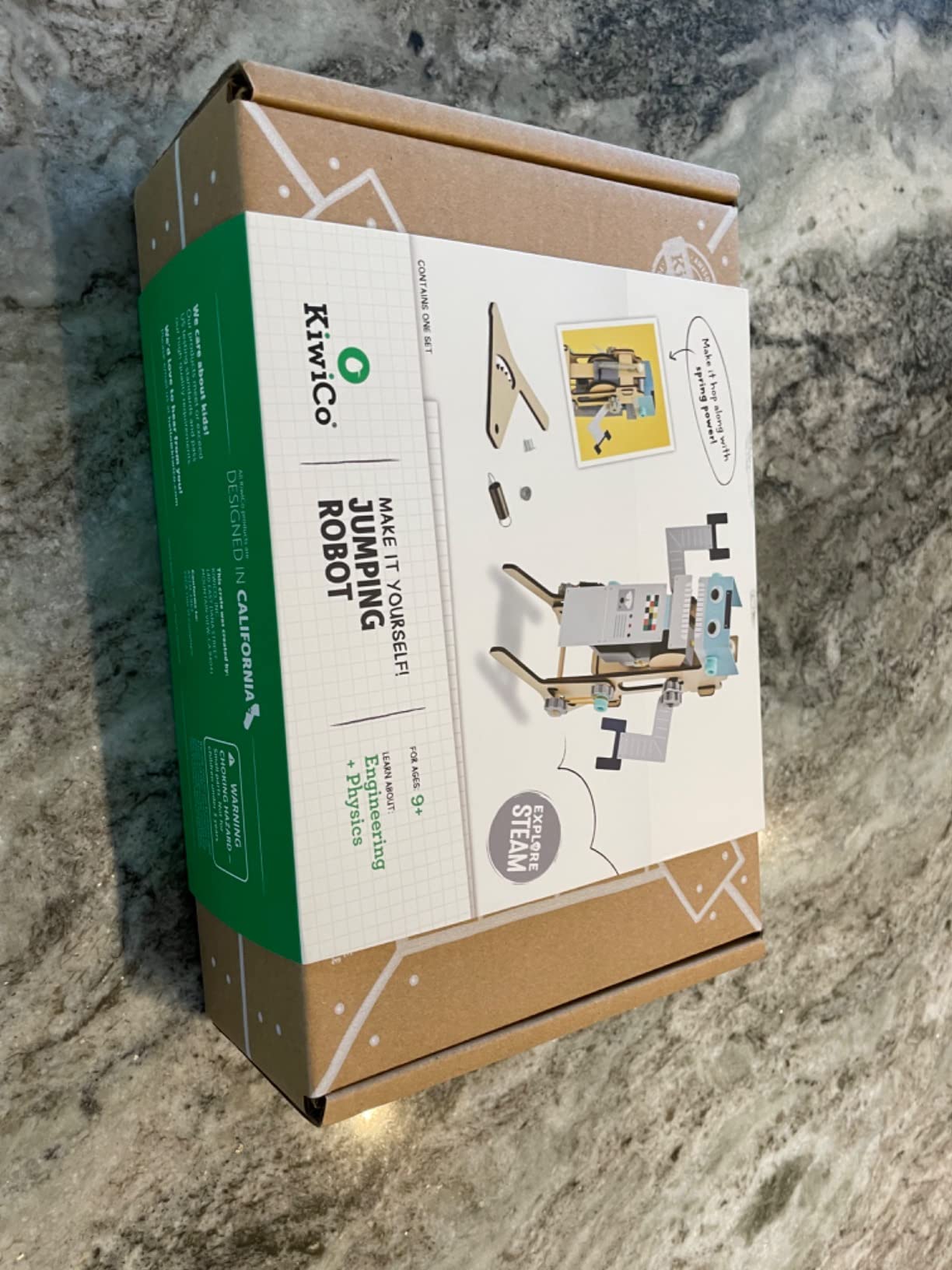 KiwiCo Jumping Robot STEM Kit - Robotics Building Set, Engineering, Ages 9+ | Robotics science project gift kit for hands-on learning and creative building exploration customer photo 2