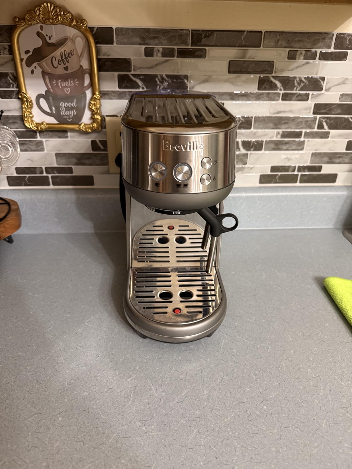 Breville Bambino Espresso Machine, Brushed Stainless Steel, Beginner-Friendly customer photo 1