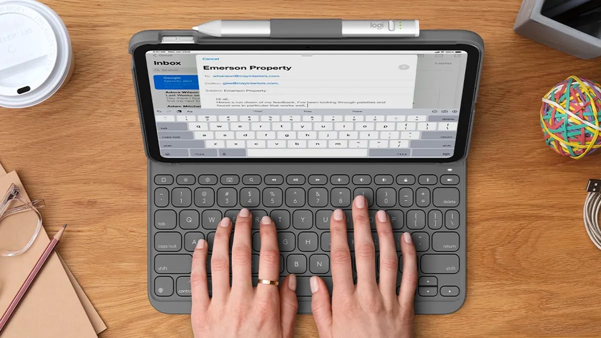 ZAGG Rugged Book Detachable Case and Magnetic-Hinged Keyboard for iPad Air 11