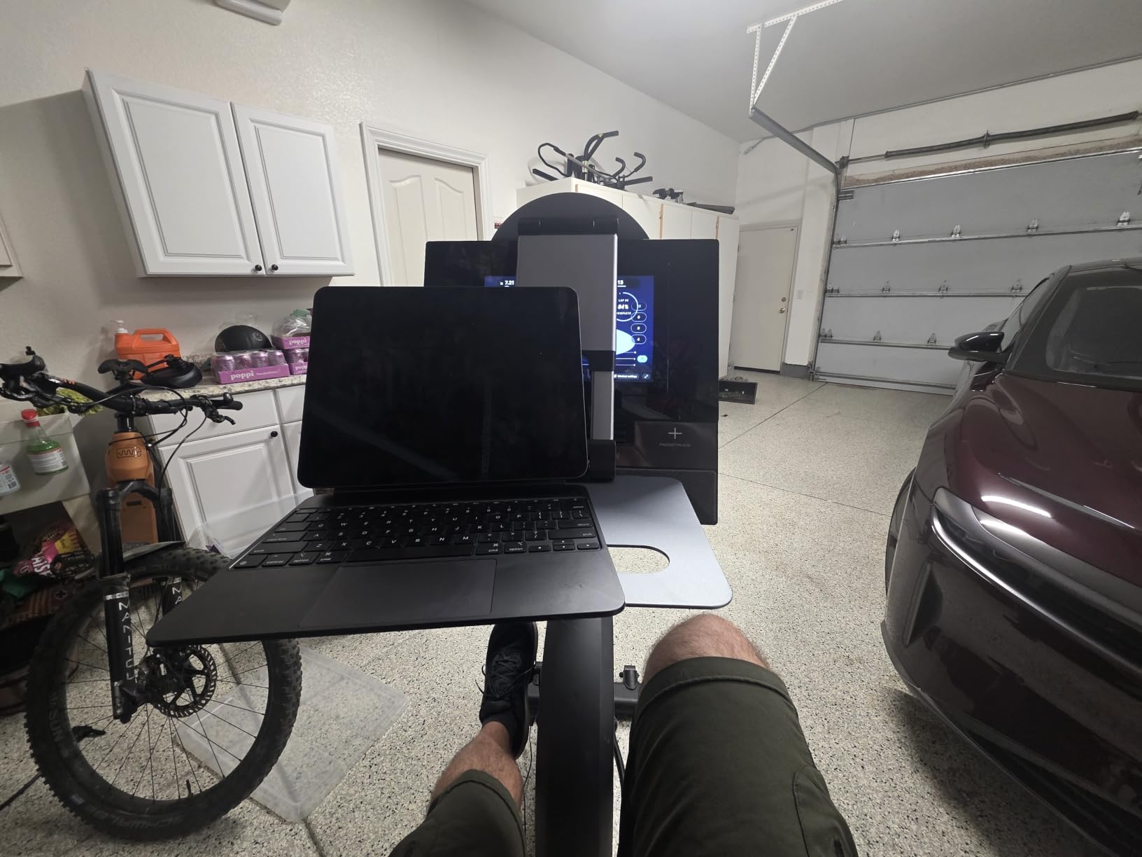 Nulaxy Telescopic 360 Rotating Laptop Stand for Desk Adjustable Height Swivel Pull Out Design Ergonomic Laptop Riser Standing Desk Converter Fits All 10-17