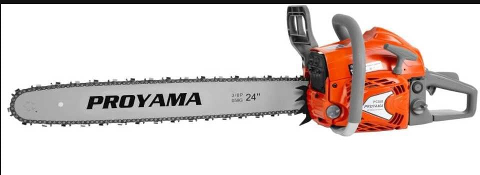 PROYAMA 68CC Gas Powered Chainsaw, 24 Inch 20 Inch Top Handle Chain Saw, 4.5HP 2-Cycle Handheld Easy Start for Wood Cutting, Tree Trimming and Land Clearing customer photo 1