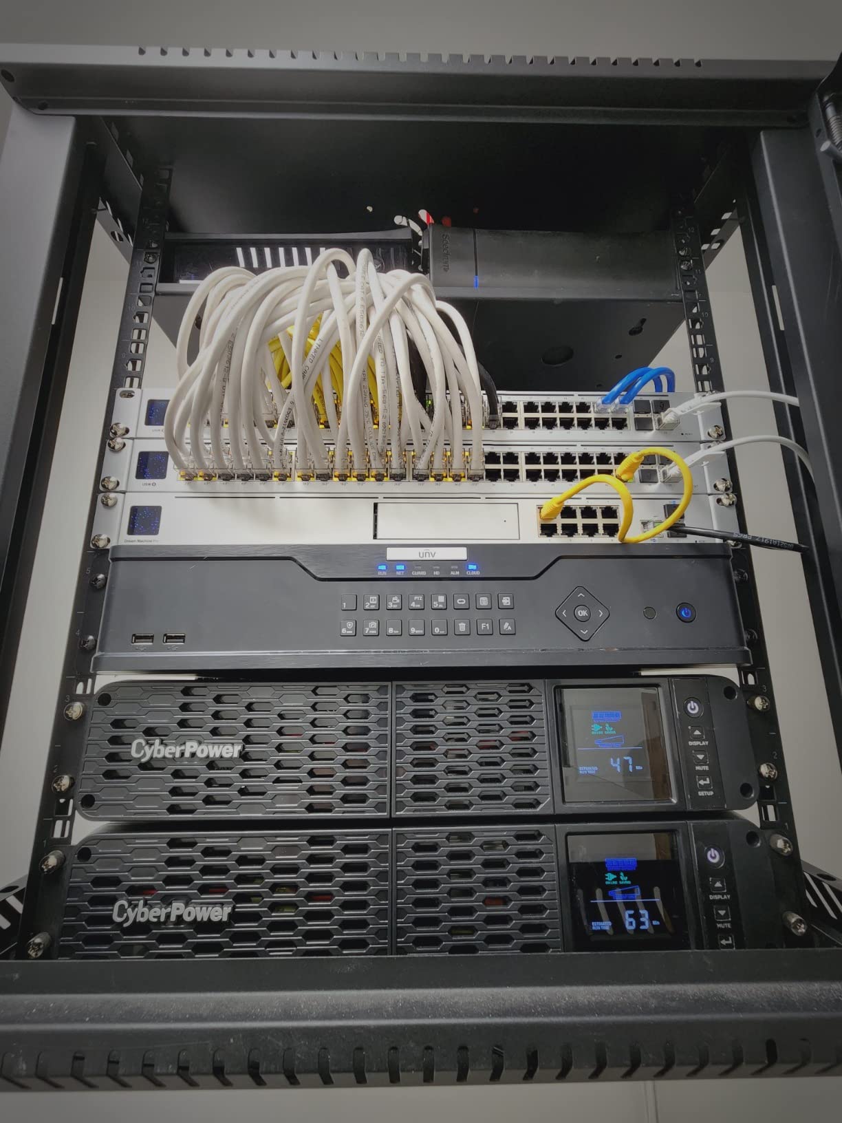 CyberPower CP1500PFCRM2U PFC Sinewave UPS Battery Backup | 1500VA/1000W, 8 Outlets, AVR, Short Depth 2U Rackmount, UL Certified customer photo 1