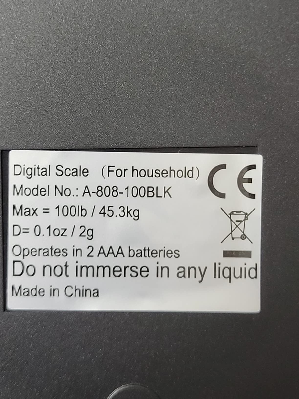 Acteck A-808 High Accuracy 0.1OZ Digital Shipping Scale, Postal Scale and Mail Scale (100LB Stainless Steel) customer photo 2