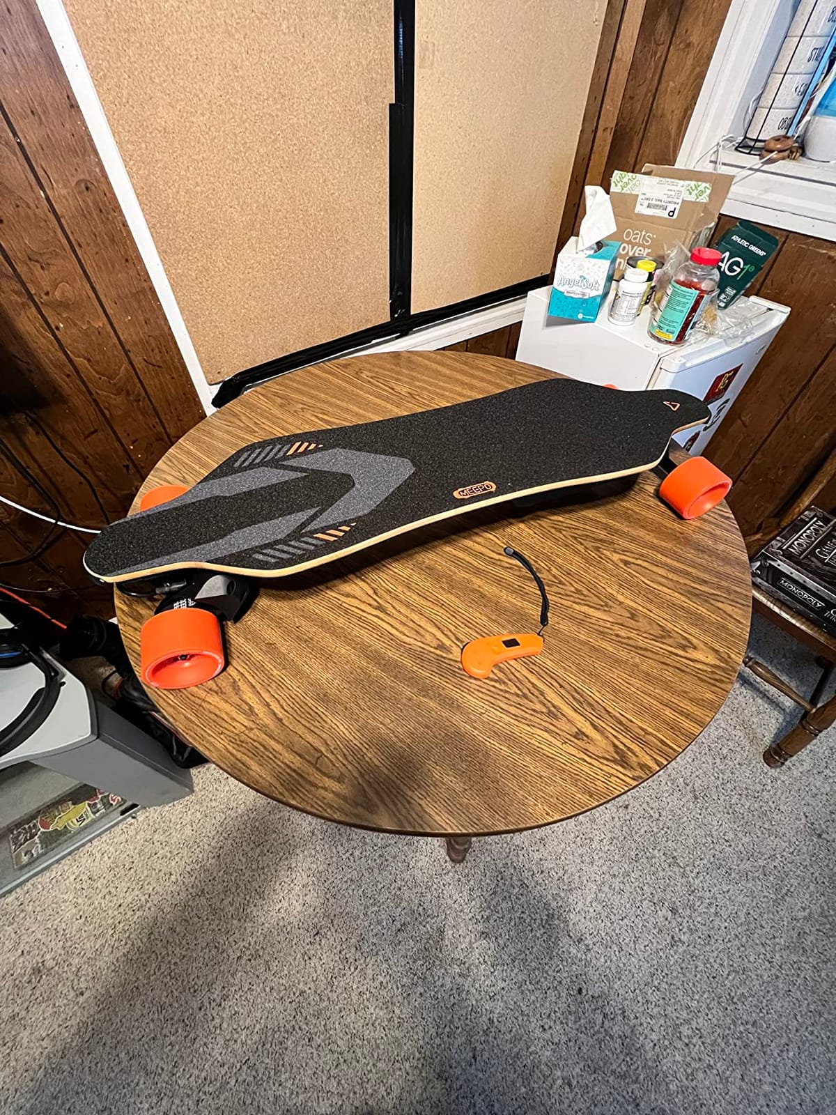 MEEPO Electric Longboard Skateboard with Remote for Adults, 34 MPH Top Speed, 30 Miles Long Range with 2800W*2 Gear Drive Motor, Bamboo & Fiberglass Deck, 330 LBS Max Load, Voyager X customer photo 2
