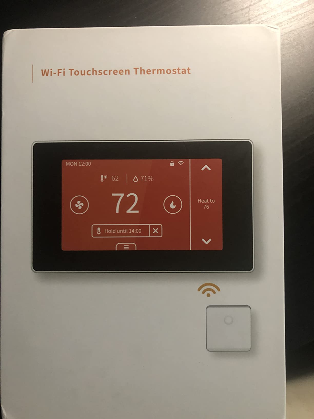 MoesGo Programmable WiFi Smart Thermostat for Home, No C-Wire Required by C-Wire Adapter, with Zone Remote Sensor, Remote Control Tuya/Smart Life, Compatible with Alexa and Google Assistant, 24VAC | For conventional 2H 2C and heat pump 4H 2C systems customer photo 2