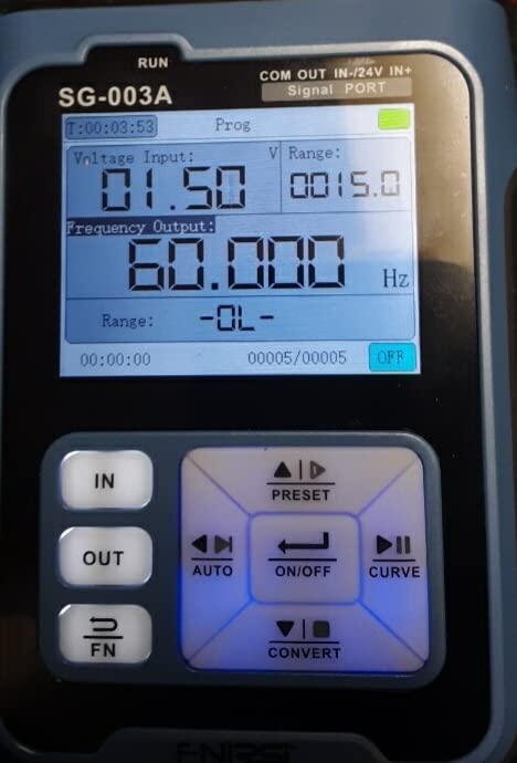 Riiai SG003A 4-20mA 0-24V Current Signal Generator, Current Voltage Adjustable Analog Simulator, Real-time Curve, Multiple Signal Types, 3000mAh USB Rechargeable, Preset Value, for PLC Testing customer photo 2