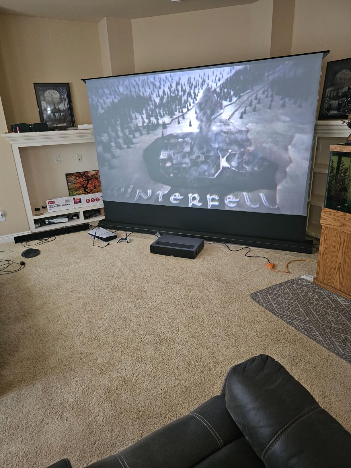 Formovie Theater Ultra Short Throw 4K Laser Projector | UST Projector with Dolby Vision & Built-In Speakers | The Top UST Projector at ProjectorCentral's 2022 & 2023 Laser TV Showdown customer photo 1