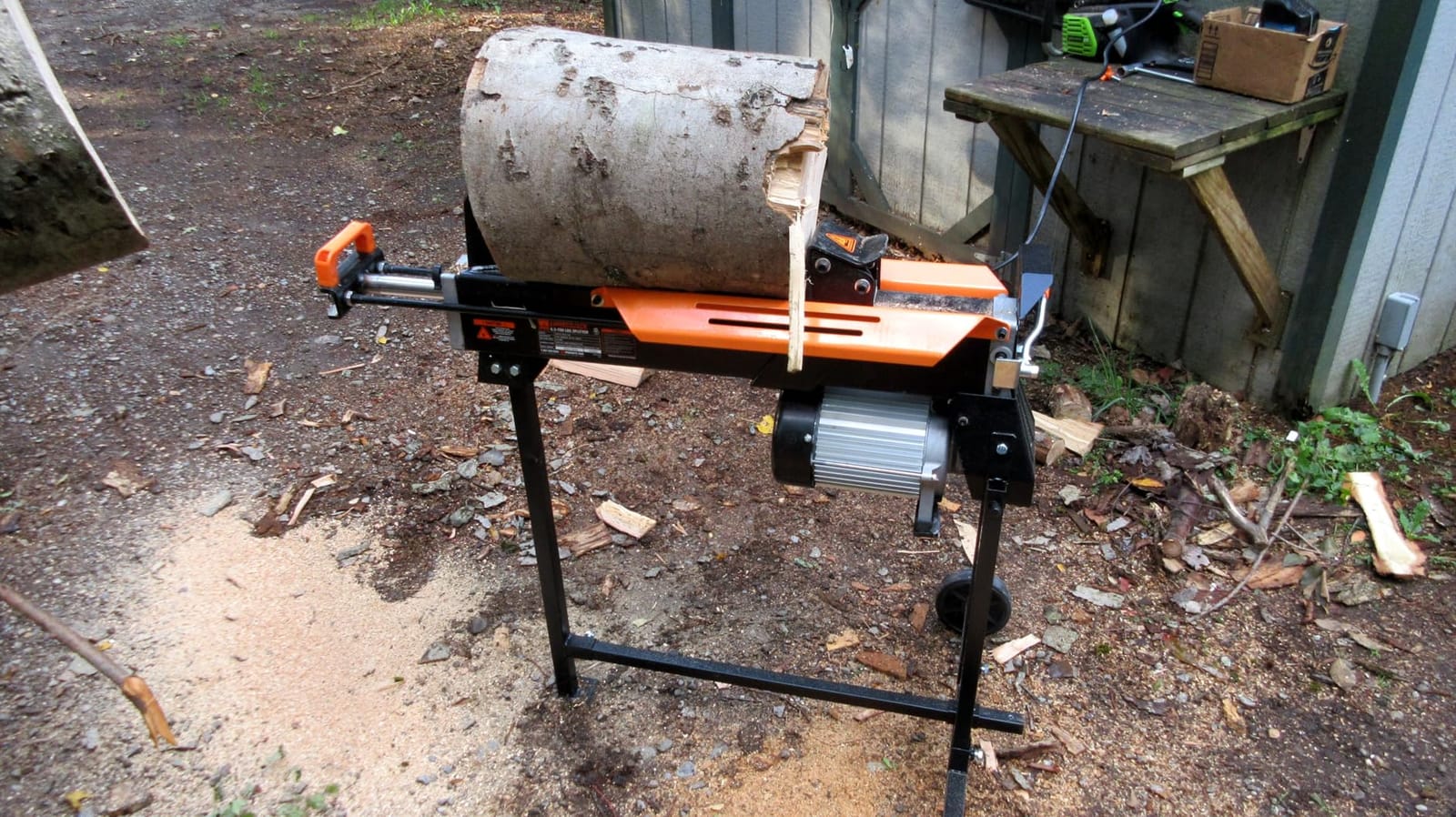 WEN Electric Log Splitter, 6.5-Ton Capacity with Portable Stand (56208) customer photo 2