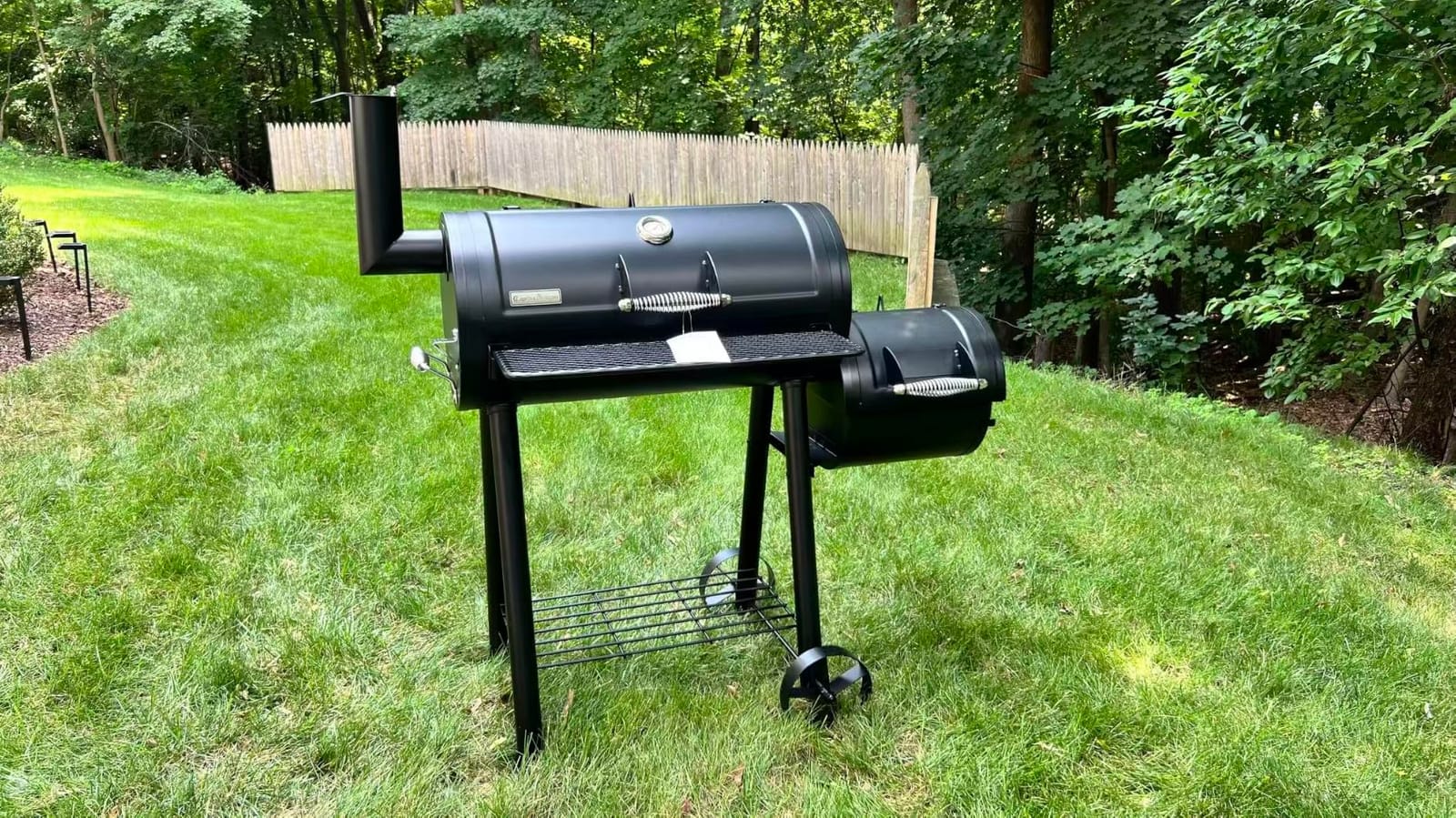 Captiva Designs Smoker Grill Extra Large Outdoor Charcoal Barbecue Grill | Cooking Area (941 sq.in. in Total) Offset Smoker, Heavy Duty Smoker and Grill Combo for Backyard Garden Patio BBQ customer photo 2