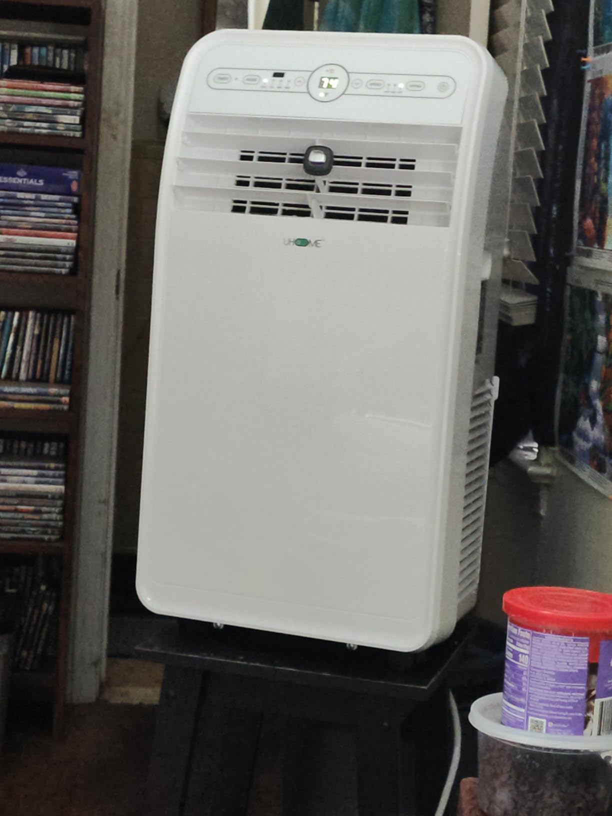 Uhome 12000 BTU Portable Air Conditioner w/Heater up to 450 Sq. Ft, Ac Heater Combo Window Unit, Portable AC Unit with Dehumidifier & Fan, Cools & Heats, Remote Control and Window Kit Included, White customer photo 2