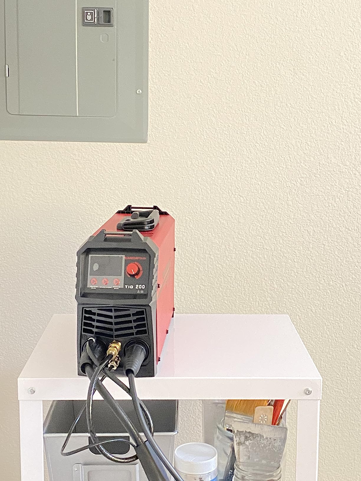 ARCCAPTAIN 200A TIG Welder, 110V/220V TIG/Stick 2 IN 1 Welding Machine | High Frequency DC TIG, 2T/4T Function / LED Digital Display / Includes Tungsten Electrode / Dual Voltage / TIG200 customer photo 2