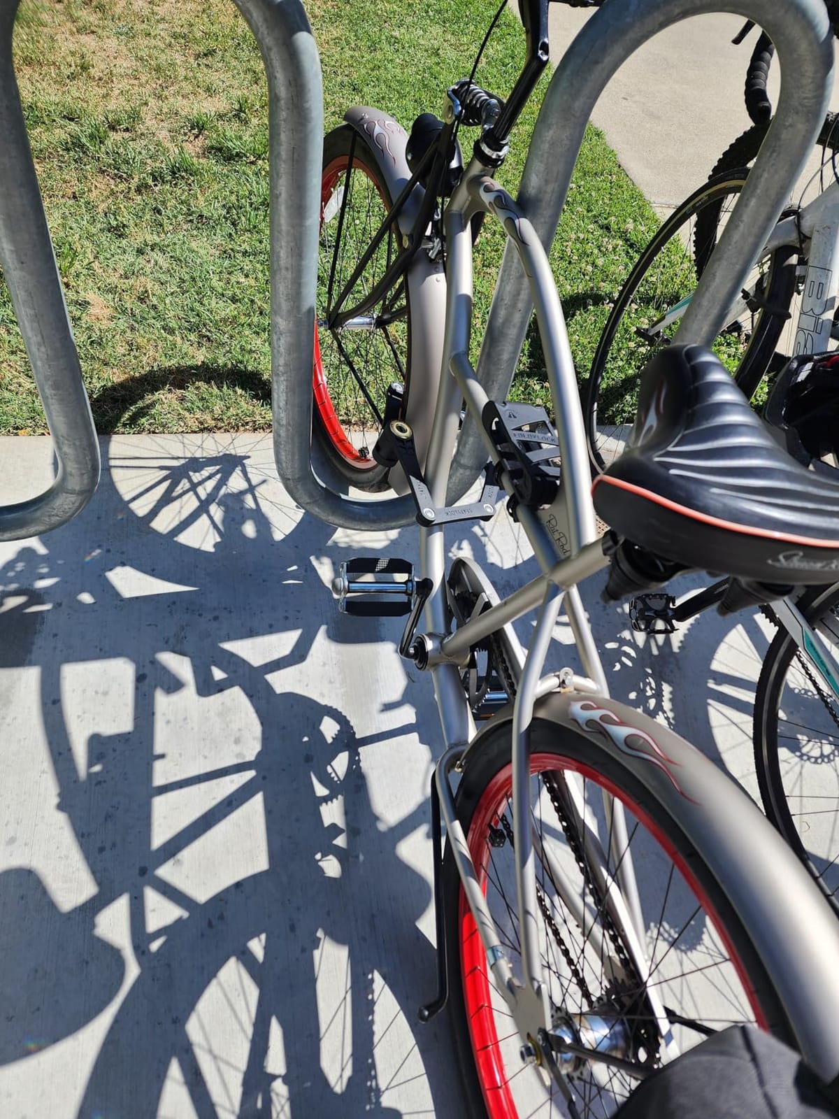 FoldyLock Forever Folding Bike Lock - Patented Sleek High Security Sold Secure Gold Bicycle Lock - Heavy Duty Anti Theft Smart Guard with Keys - 90cm | Dependable Sleek Patented Bicycle Folding Lock, 18/18 Heavy Duty Anti Theft Smart Secure Guard (FoldyLock Forever - 35.4'') customer photo 2