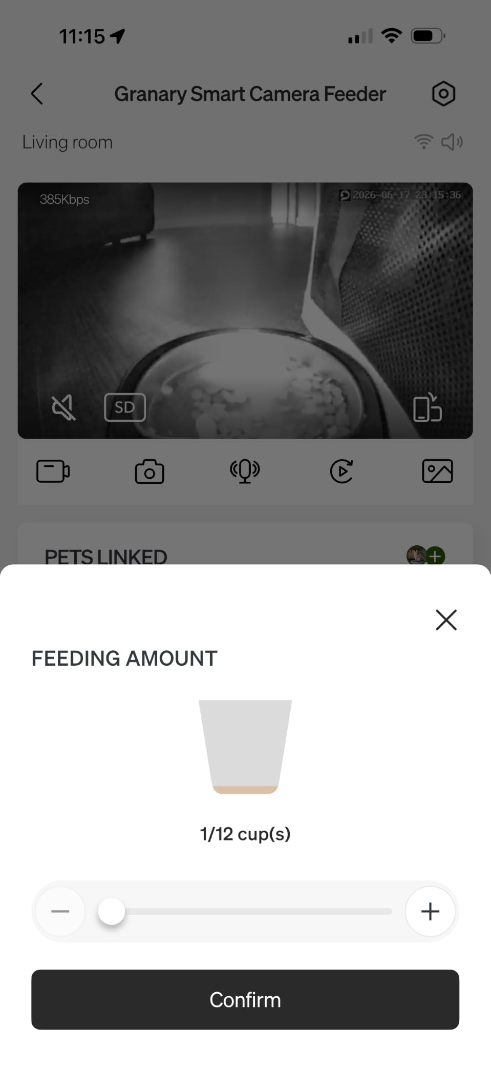 PETLIBRO Automatic Cat Feeder with Camera, 1080P HD & Night Vision, 5GHz/2.4GHz WiFi & Cam Smart Pet Feeder with App Control, 2-Way Audio, Motion Alerts for Cats & Dogs, Stainless Steel Single Tray customer photo 2