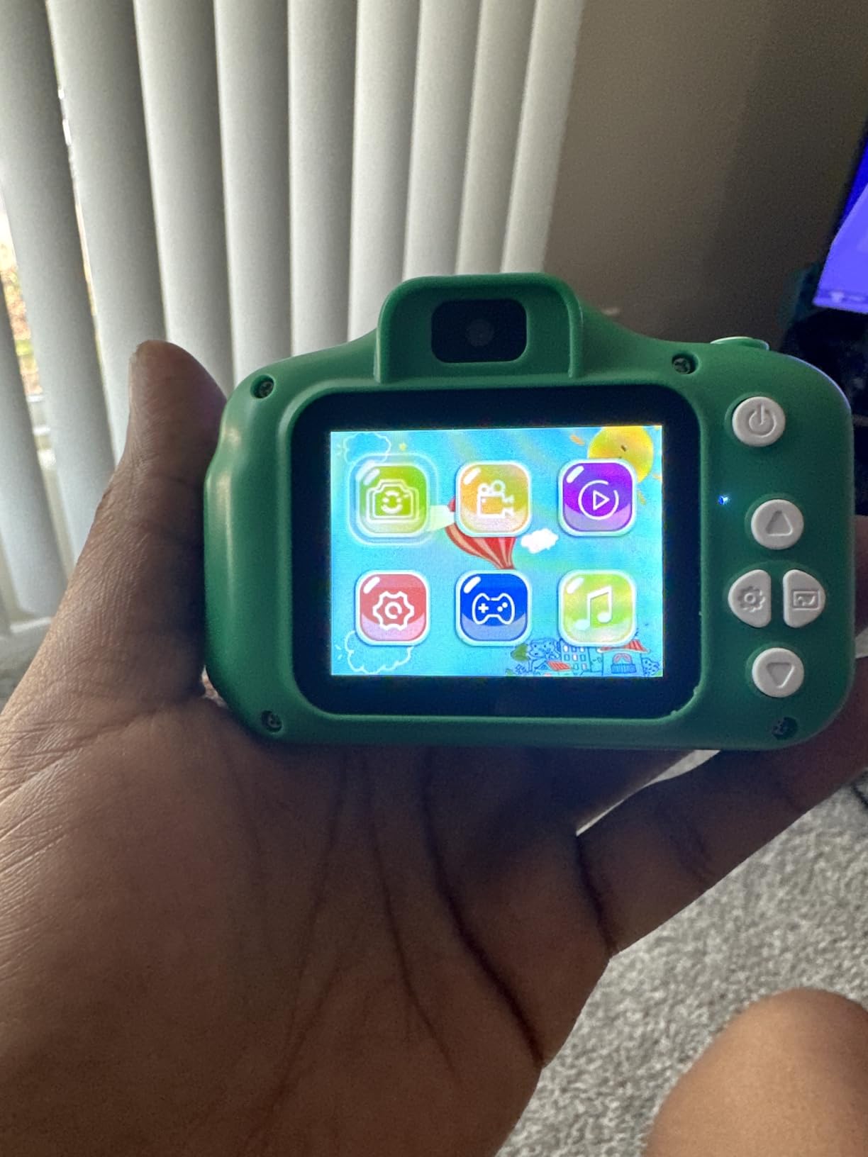 Goopow Kids Camera Toys for 3-8 Year Old Girls Boys, Children Digital Video Camcorder Camera with Cartoon Soft Cover, Best Christmas Birthday Festival Gift for Kids customer photo 2