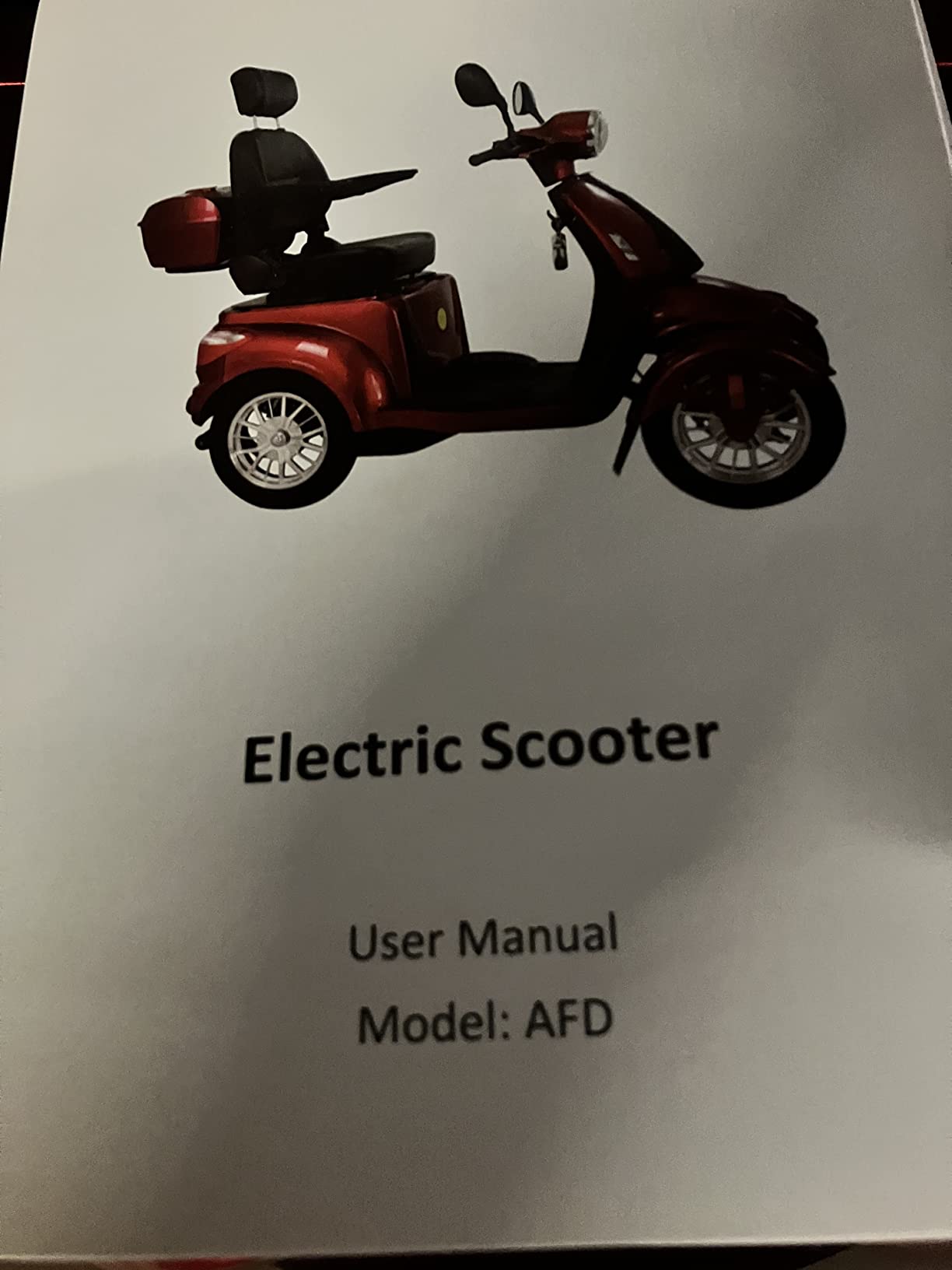 Heavy Duty 4 Wheel Mobility Scooters for Seniors & Adults 500lbs Capacity - Electric Powered Chair - 1000W All Terrain Fast Mobility Scooter for Travel w/Long Range Battery Remote Key customer photo 2