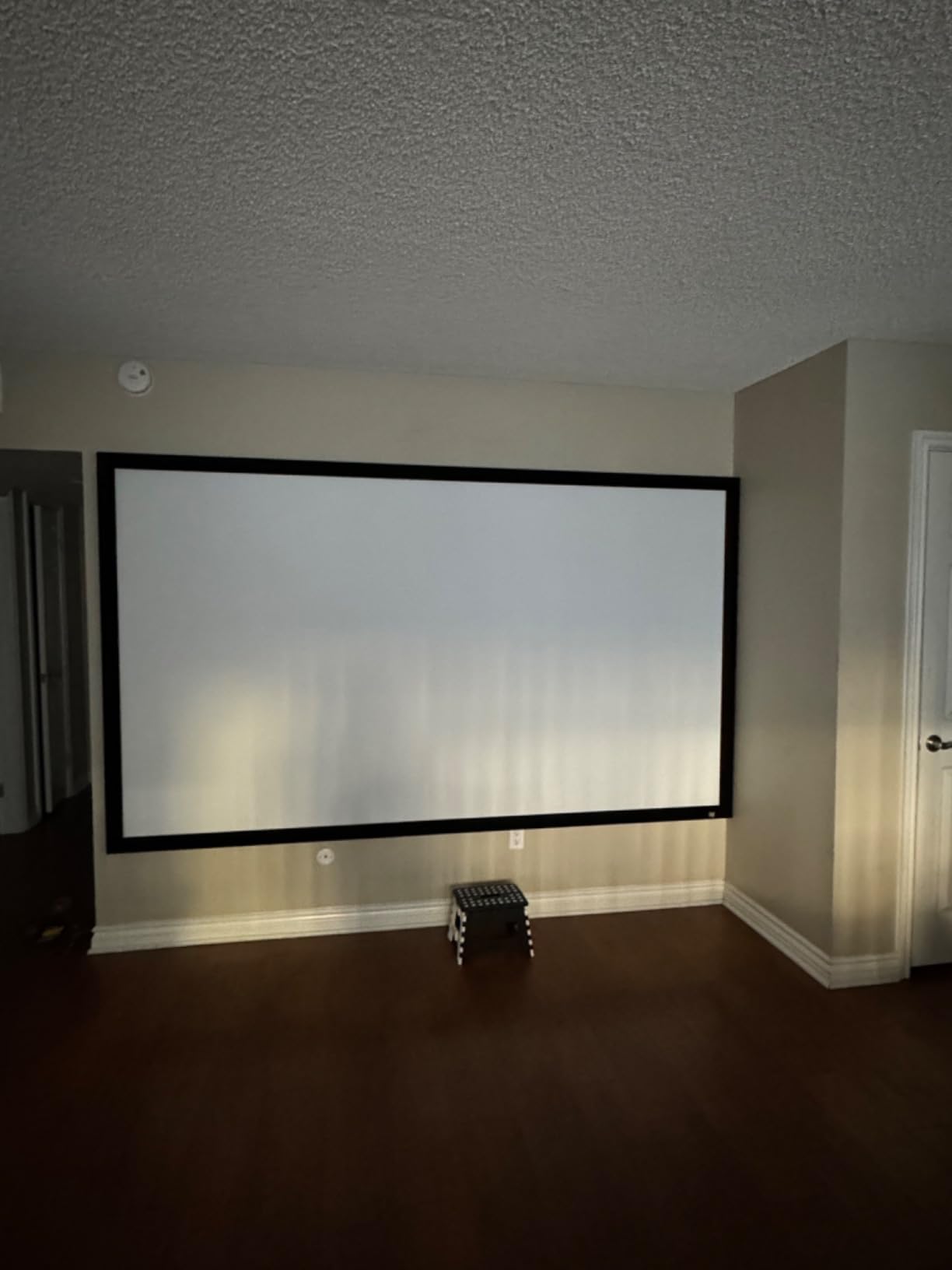 KODAK Projector Screen 120-Inch, Fixed Frame, 4K, Wall Mount customer photo 2