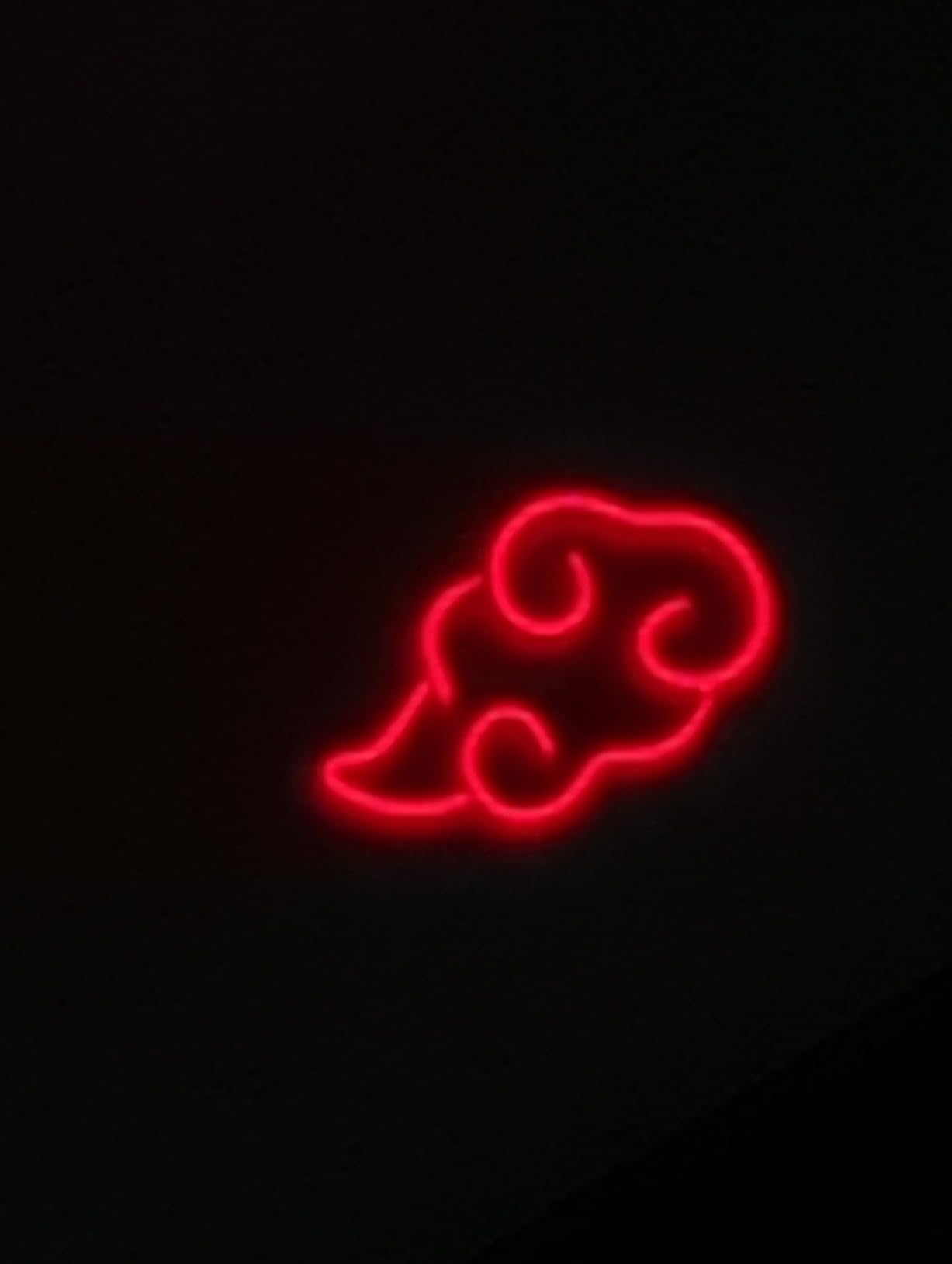 Dleouly Anime Neon Sign, LED Red Cloud Neon Signs for Wall Decor, Dimmable Gaming Neon Sign Wall Signs USB Night Neon Light for Bedroom Game Room Man Cave Party, Gifts for Your Son, Boyfriend(12x7in) customer photo 1