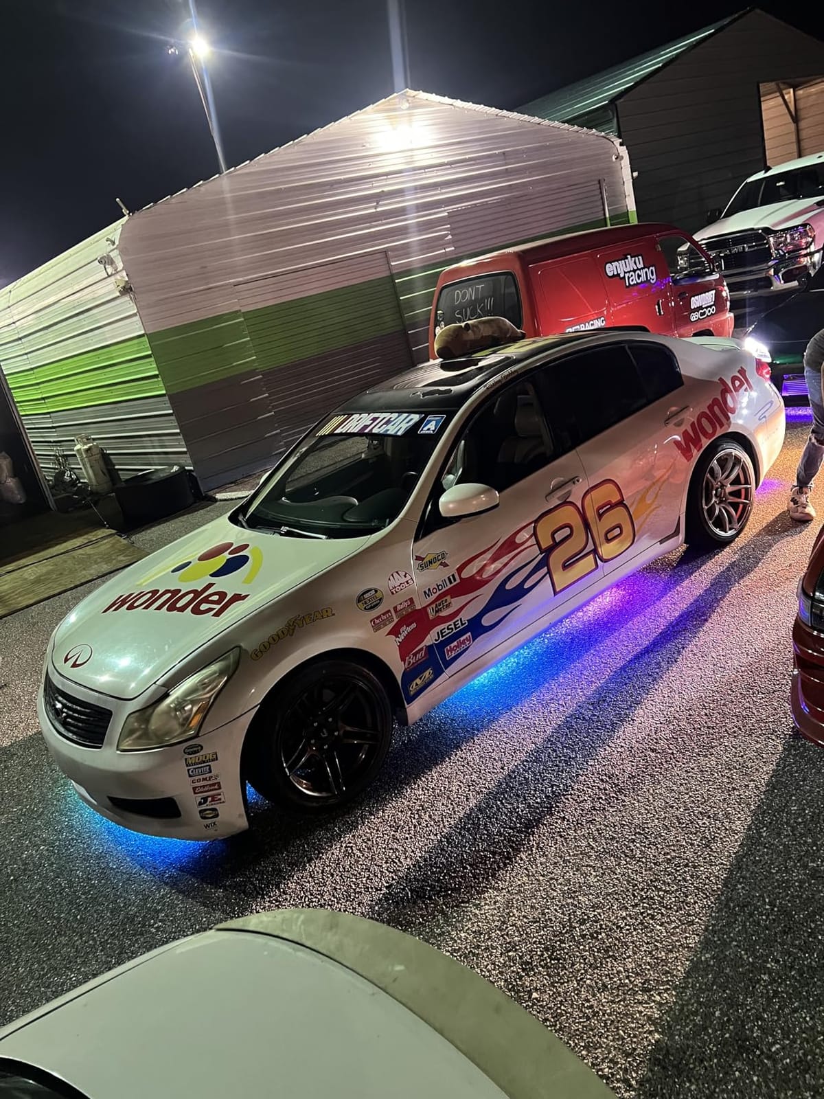 Nilight 4Pcs Car Underglow Neon Accent Strip Lights 256 LEDs RGBIC Multi Color DIY Sound Active Function Music Mode with APP Control and Remote Control Underbody Light Strips customer photo 2
