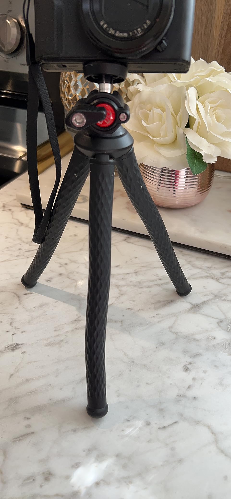 Tripod for iPhone, Goocong Flexible Tripod for Phone Camera with Cell Phone Mount for Samsung Google Smartphone, DSLR Camera customer photo 1