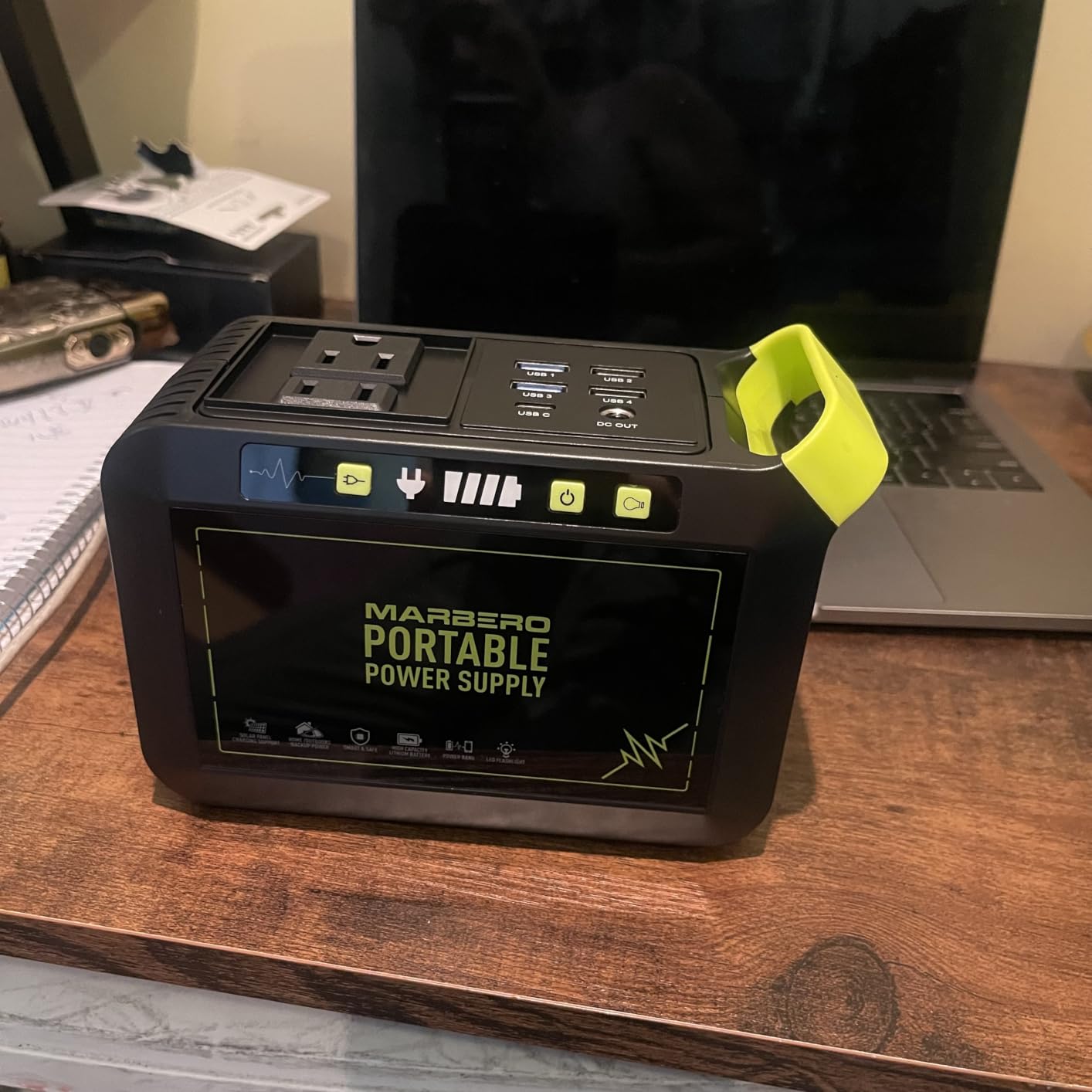 MARBERO 200W Portable Power Station 148Wh Camping Solar Generator Laptop Power Bank with AC Outlet 110V customer photo 2