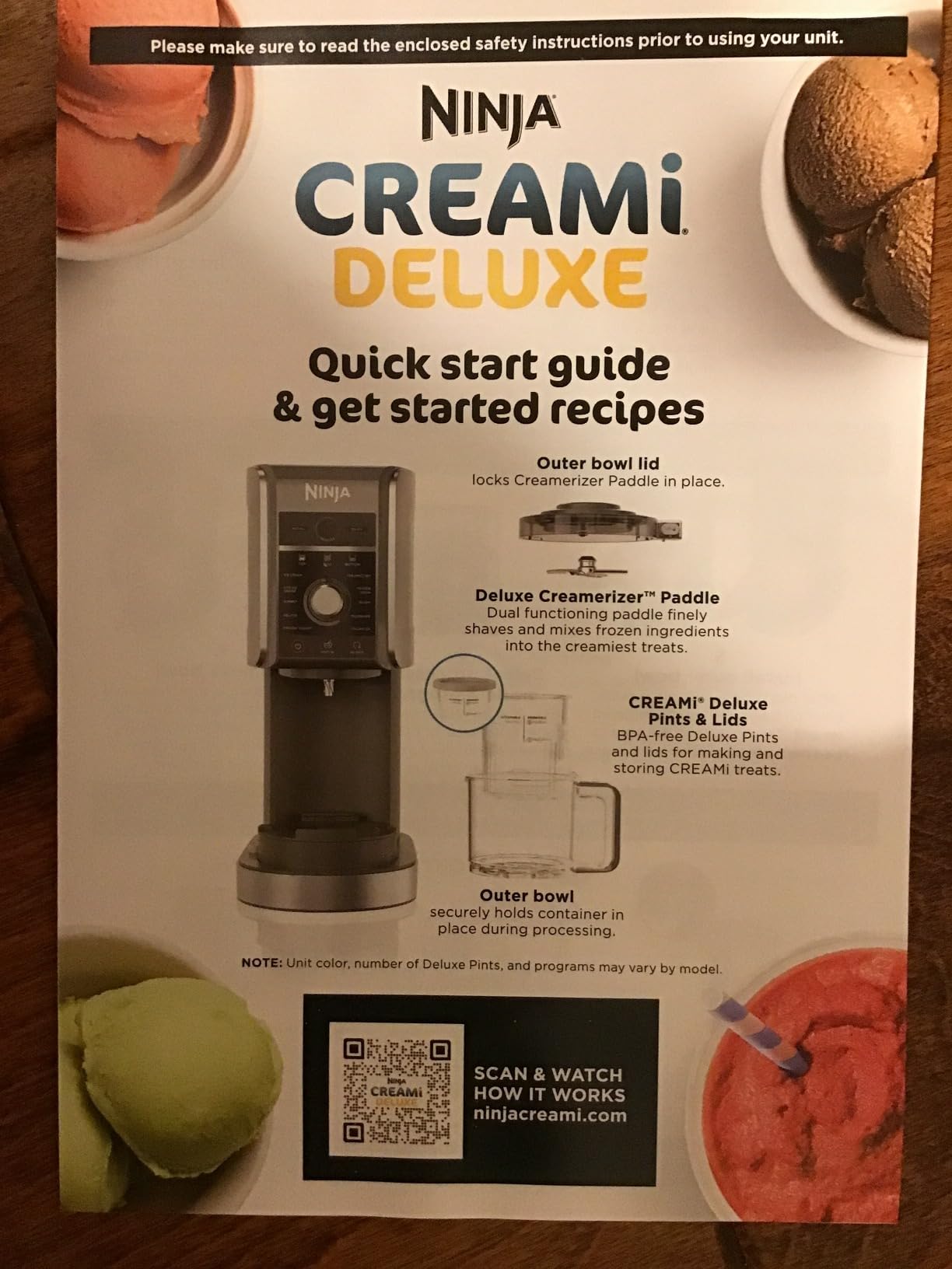 Ninja CREAMi XL Deluxe 11-in-1 Ice Cream & Frozen Treat Maker, NC501 | Ninja CREAMi XL Deluxe turns almost anything into ice cream, sorbet & gelato, with 24 oz. XL Tubs for the whole family customer photo 2