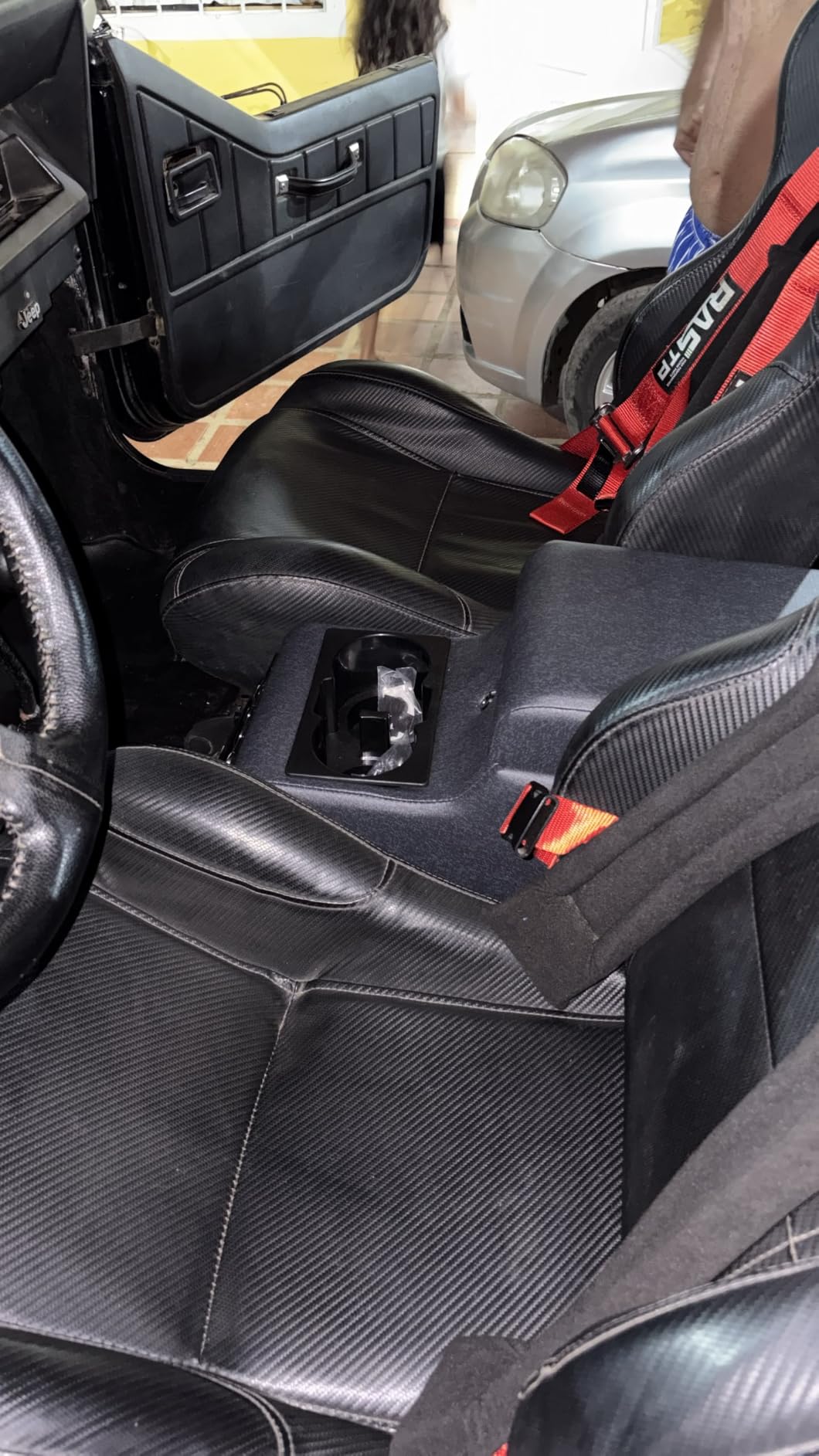 31515 Denim Black Deluxe Locking Center Console for Jeep CJ-5 1976-1983, CJ-7 1976-1986, Wrangler YJ 1987-1995 customer photo 1