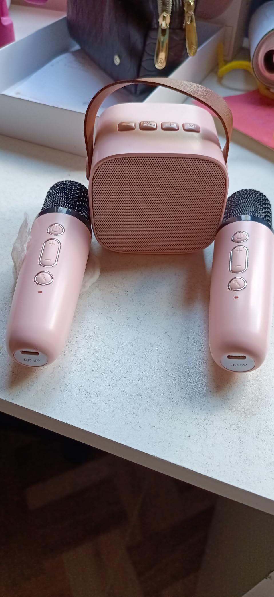 YLL Karaoke Machine for Kids Adults,Birthday Gifts for Girls 3-12 Years Old customer photo 1
