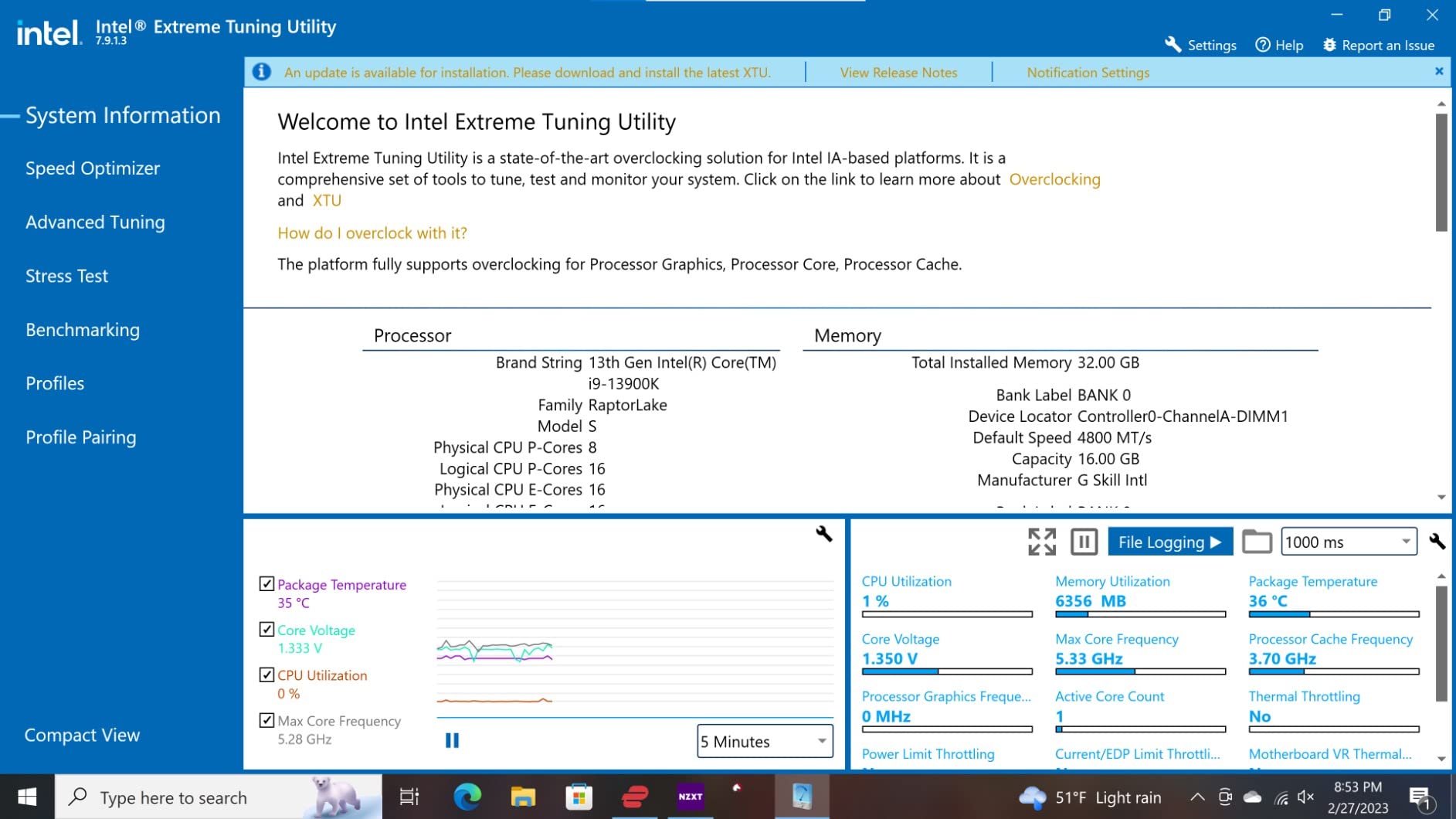 Intel Core i9-13900K Desktop Processor 24 cores (8 P-cores + 16 E-cores) up to 5.8 GHz customer photo 1
