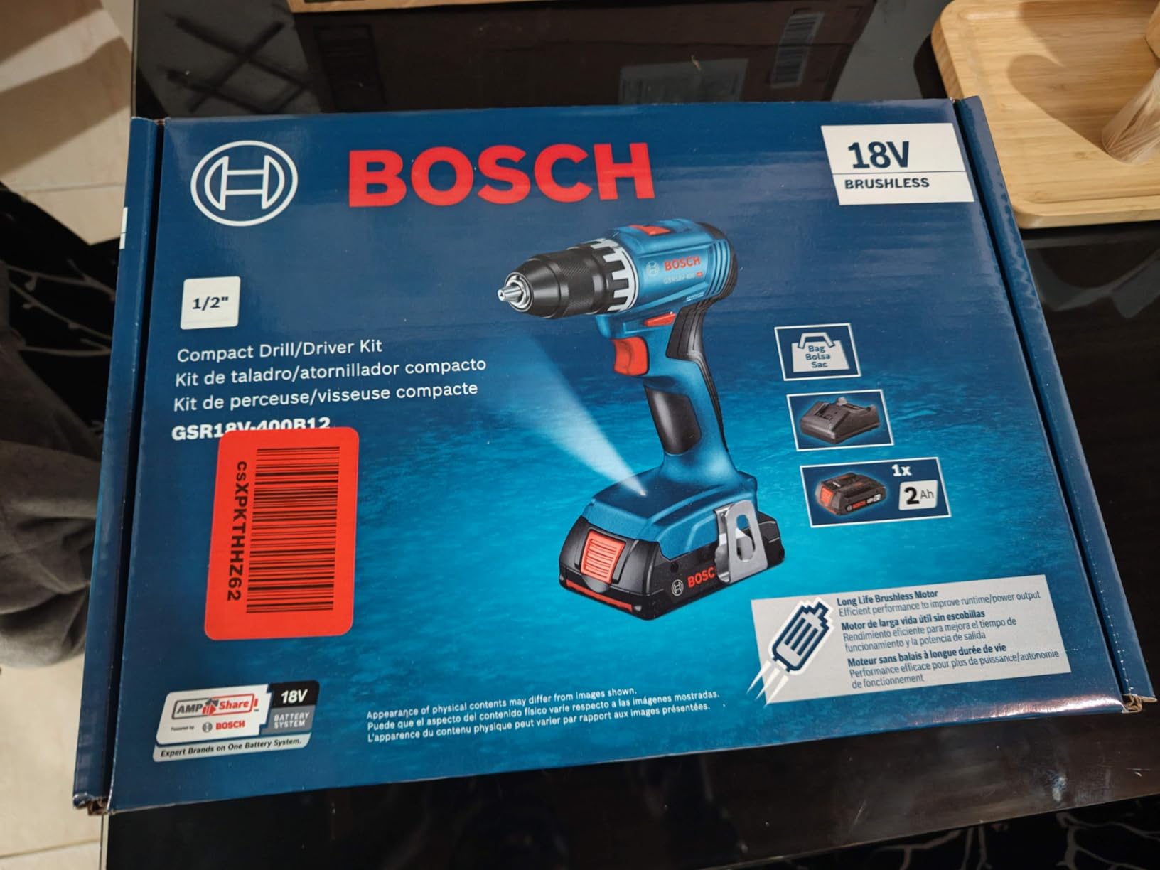 Bosch GSR18V-400B12 18V Compact Brushless 1/2 In. Drill/Driver Kit with (1) 2 Ah Standard Battery customer photo 2