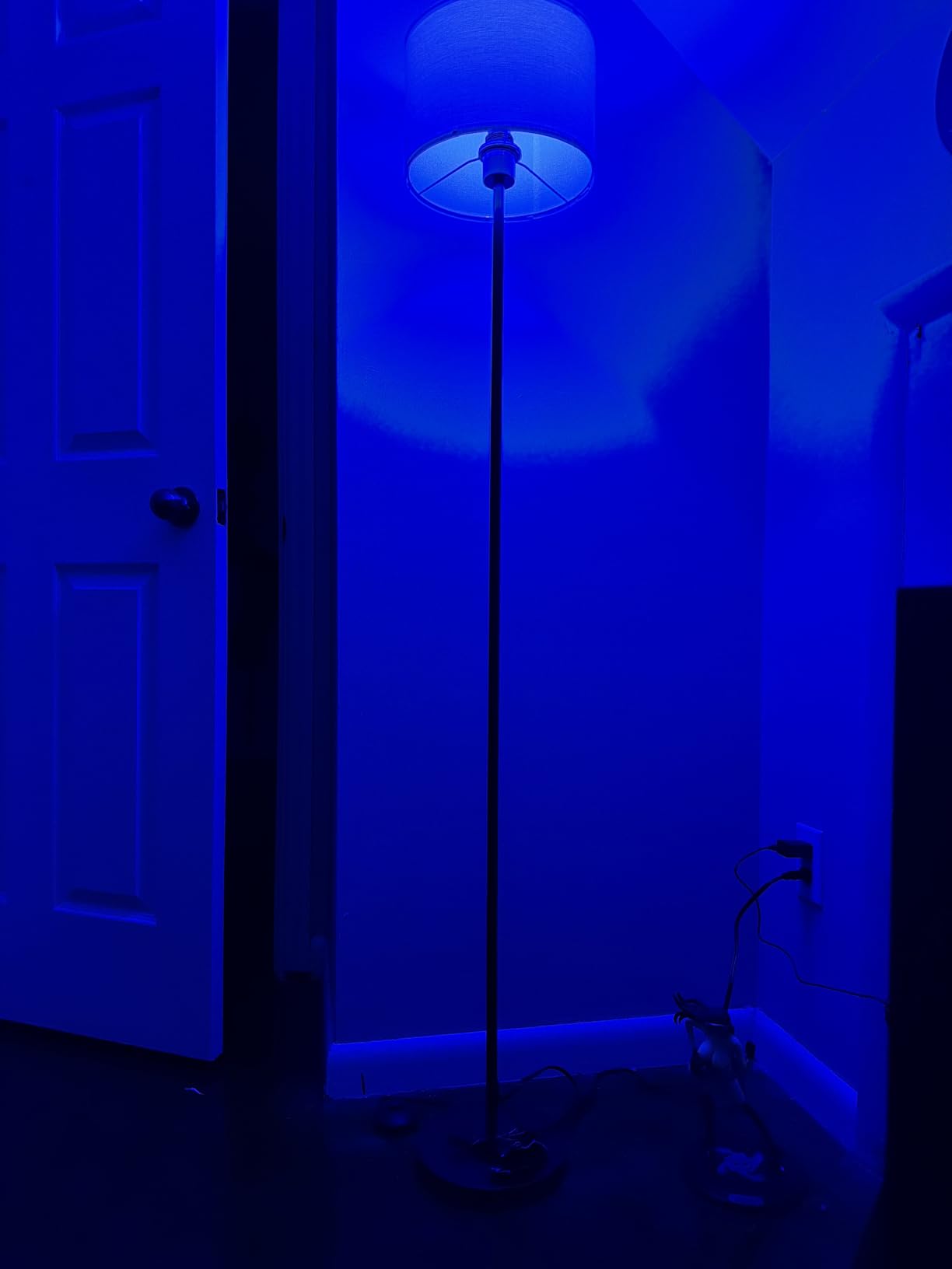 Qaubauyt Smart LED Floor Lamp with APP Control & RGB Colors - Dimmable Standing Lamp for Living Room, Bedroom, Gaming - Remote, Timer, 9W Bulb Included, 67