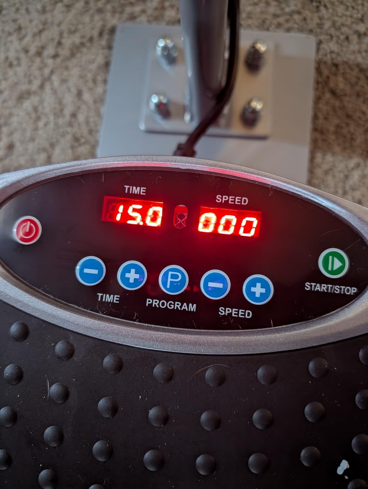 Lifepro TrimLite Vibration Plate with Handles and Magnetic Acupoints | Bluetooth Speakers, 99 Speed Levels, 9 Presets, Resistance Bands - Vibration Plate for Lymphatic Drainage & Full Body Workout customer photo 2