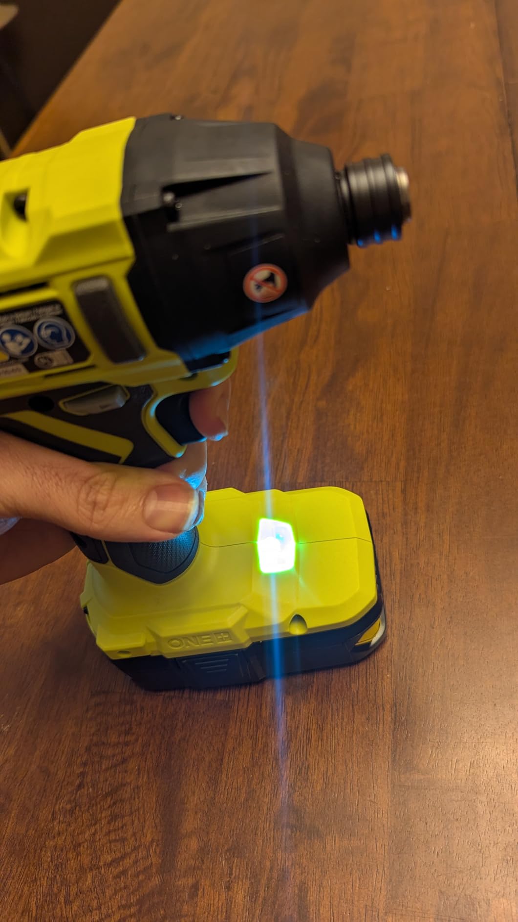 RYOBI ONE+ 18V Cordless 1/4 in. Impact Driver - 1,800 in-lbs Torque, 0-3,400 IPM, Tool Only (Battery Not Included) - PCL235B customer photo 2