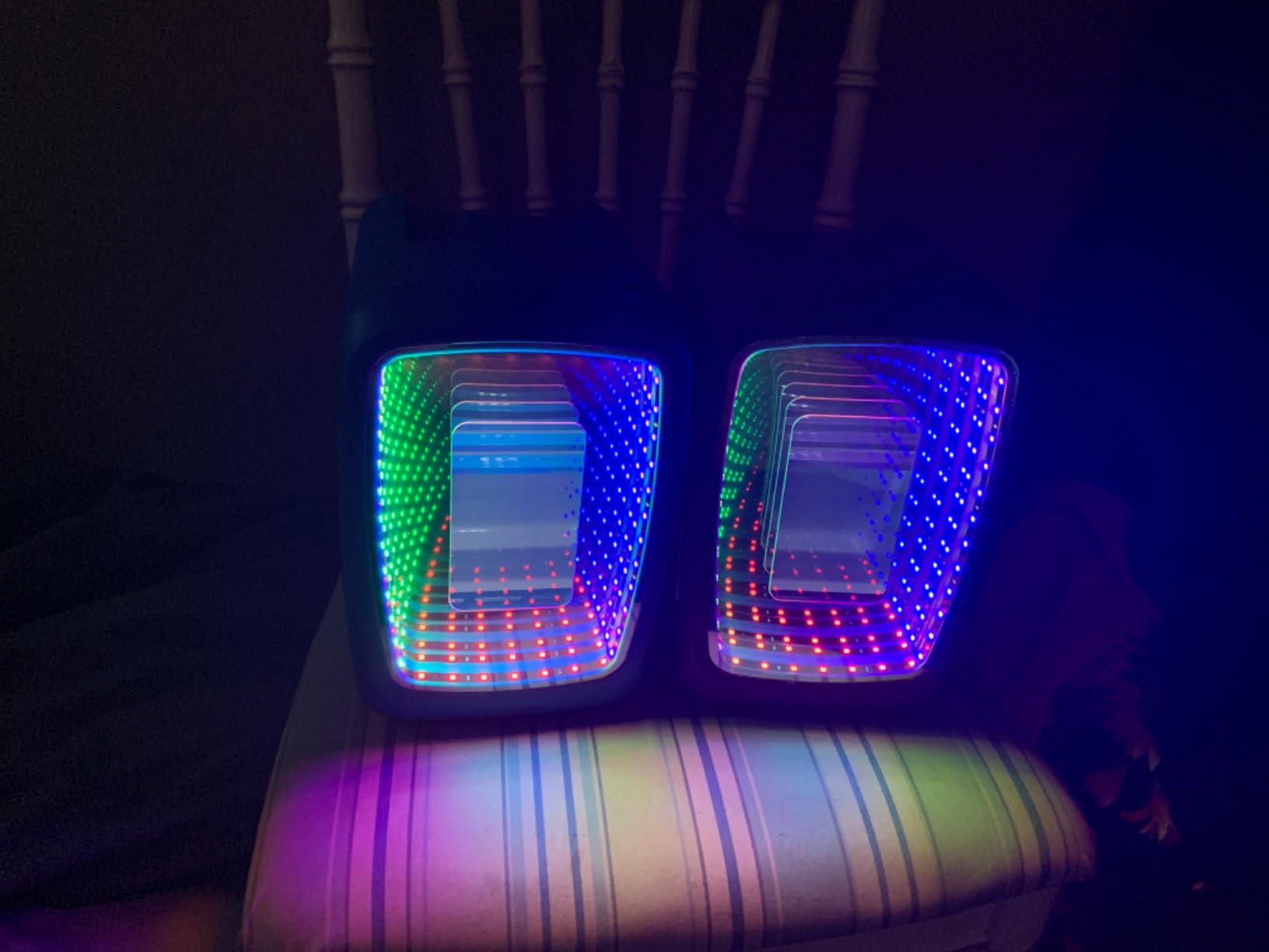 Frigidaire Gaming Light Up Mini Beverage Refrigerator, 6 can, 4 liters, Cooler with large see through door and LED lights Perfect for Gaming Experience, Home, Office, or Cars. 12V Charger (Stealth) customer photo 2