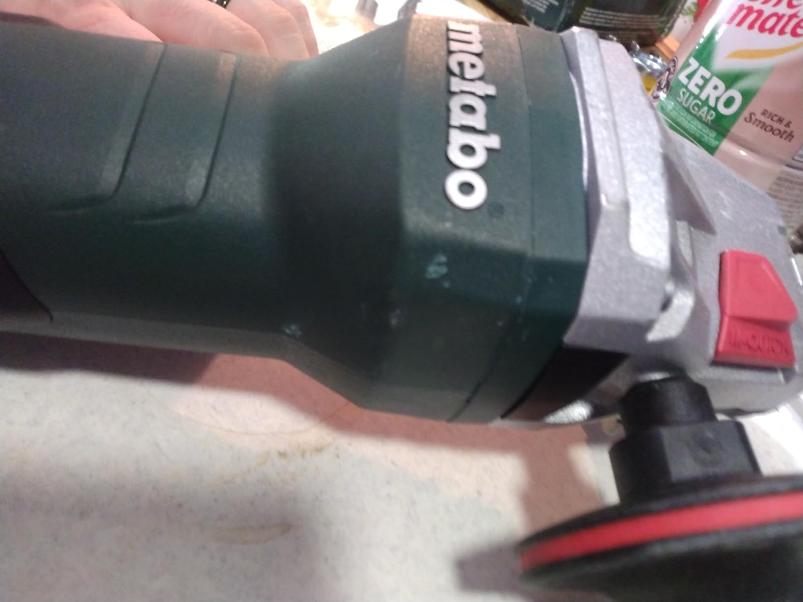 Metabo 4-1/2-5-Inch Angle Grinder, 11 Amp, 11,000 RPM, Non-Locking Paddle Switch, Made in Germany, WP 11-125 Quick, 603624420 customer photo 1