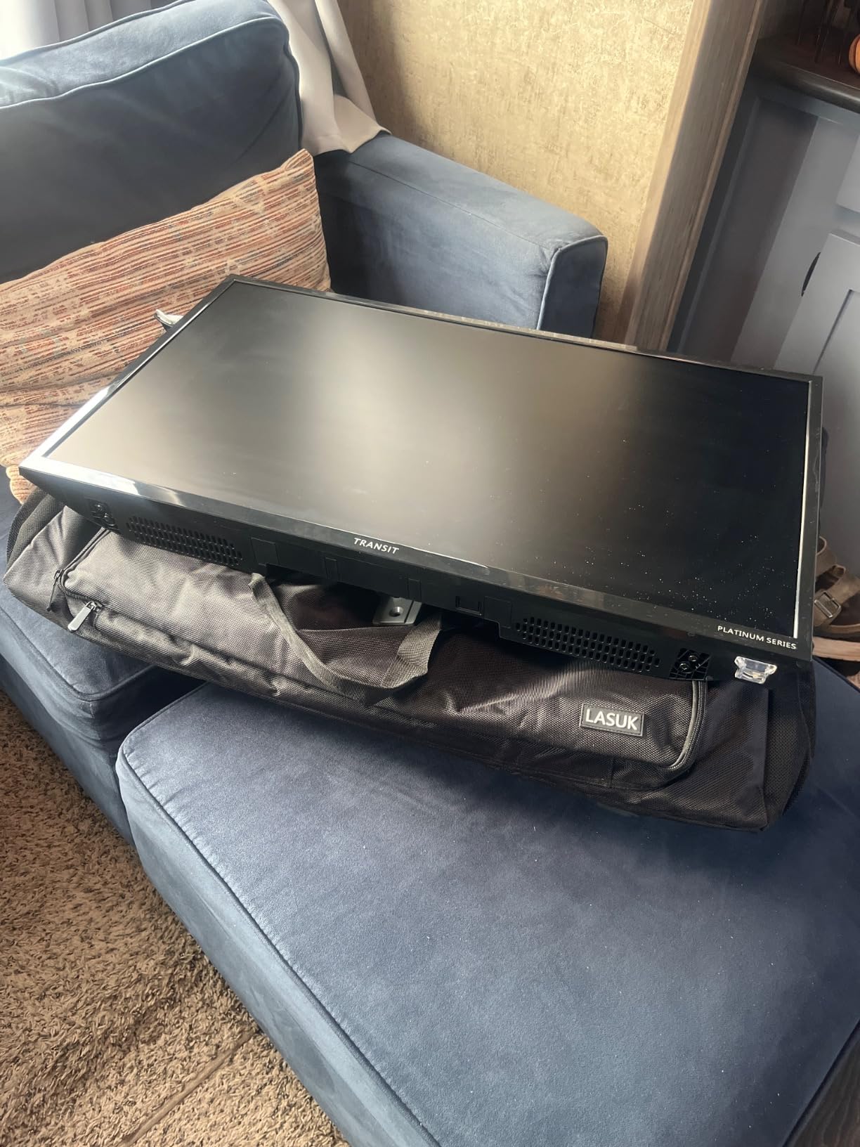 FREE SIGNAL TV Transit Platinum 12 Volt Smart TV, 32 inch TV with DVD Player, Pre-Download Apps, Bluetooth/Wifi Included, AC/DC Power with 1080P HD Resolution, HDMI/USB, Use in RVs, Campers, and Boats customer photo 1