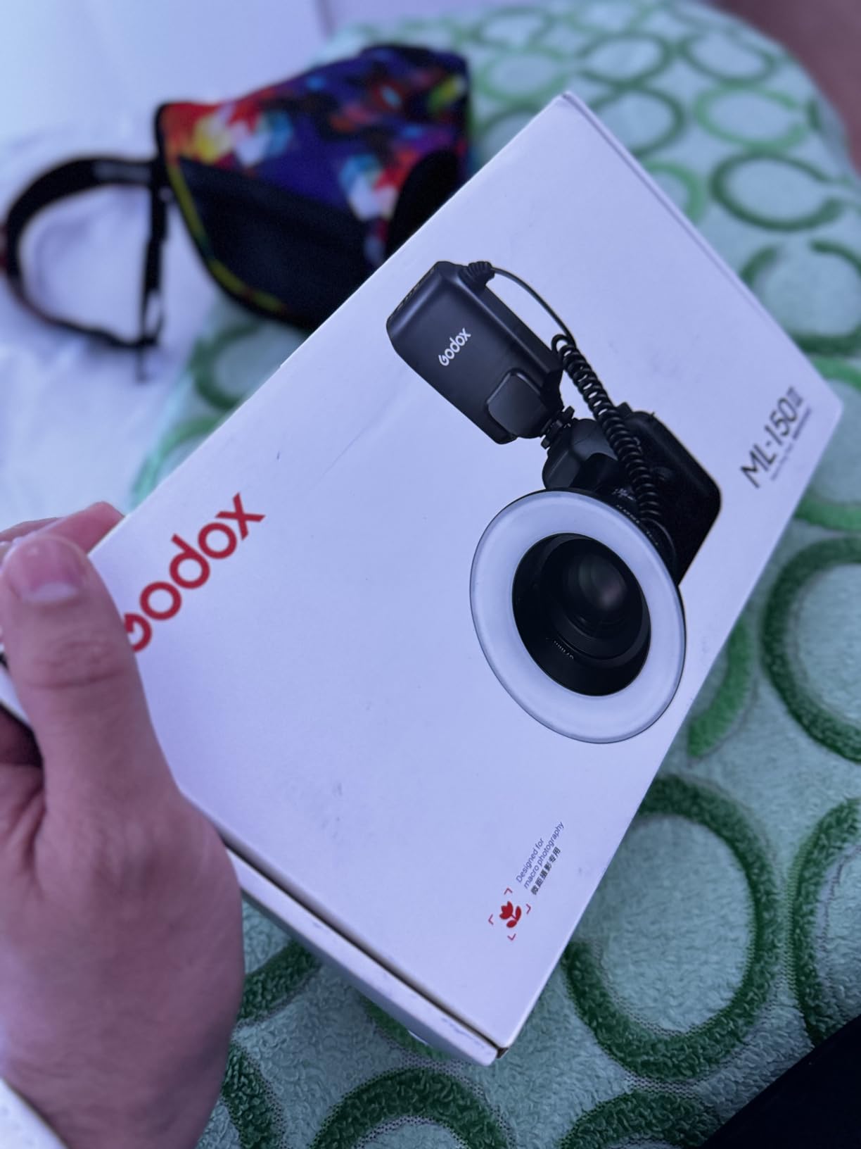 Godox ML150II Macro Ring Flash on Camera Ring Flash Light GN12 CCT 5800K+/-200K for Fuji, for Canon, for Nikon, for Sony, for Olympus Camera customer photo 1