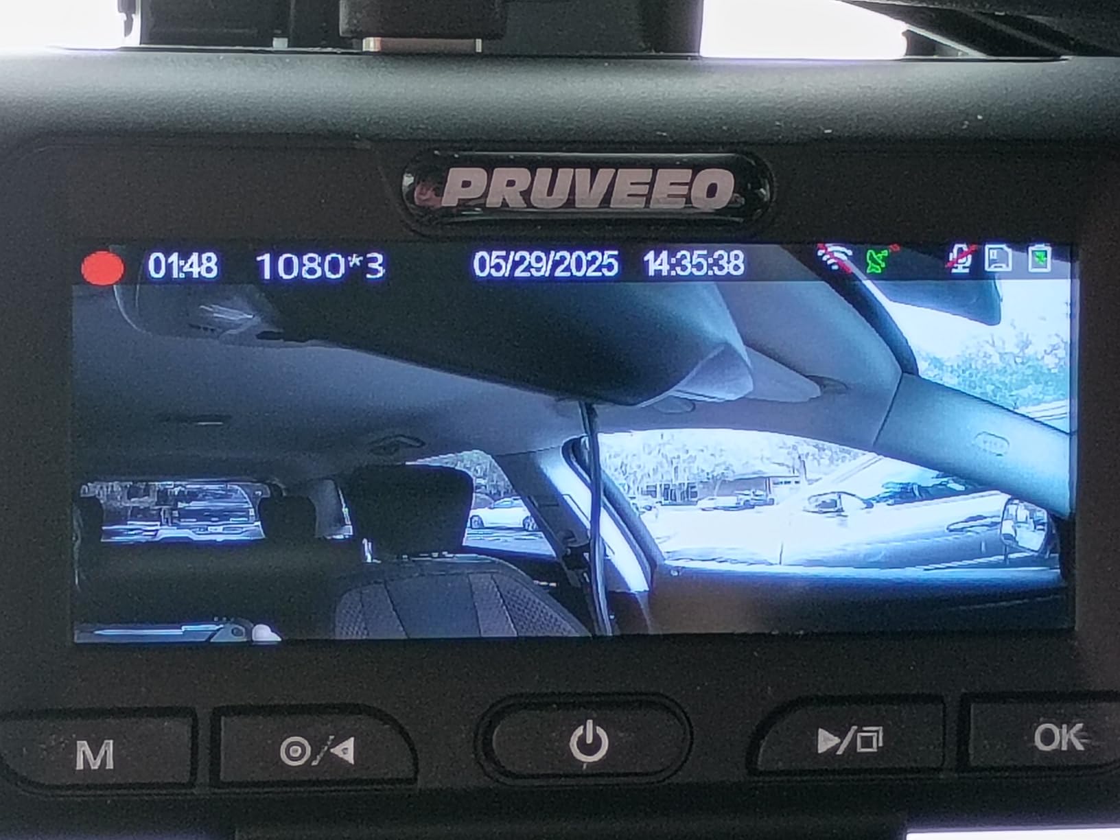 PRUVEEO 360° 4 Channel Dash Cam Front and Rear Inside Left Right, Dash Camera for Cars, Built-in GPS WiFi Night Vision, 24/7 Recording Parking Mode Monitor, 128G Card Included customer photo 2